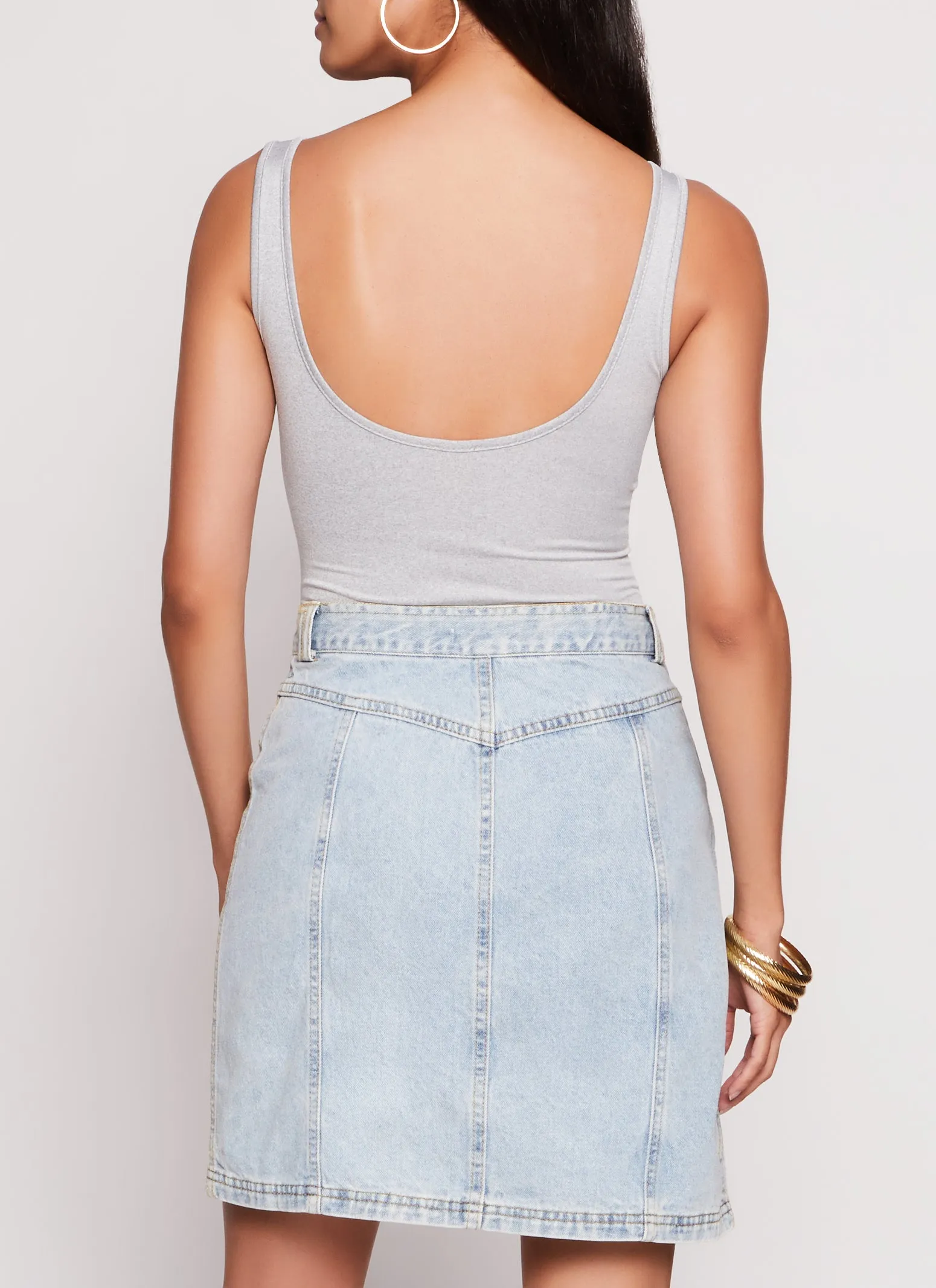 Daisy Scoop Neck Tank Bodysuit sold by Rainbow product image thumbnail 3