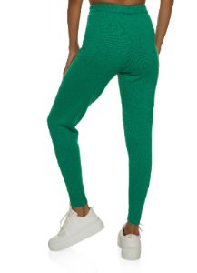 Brushed Knit High Waist Joggers sold by Rainbow