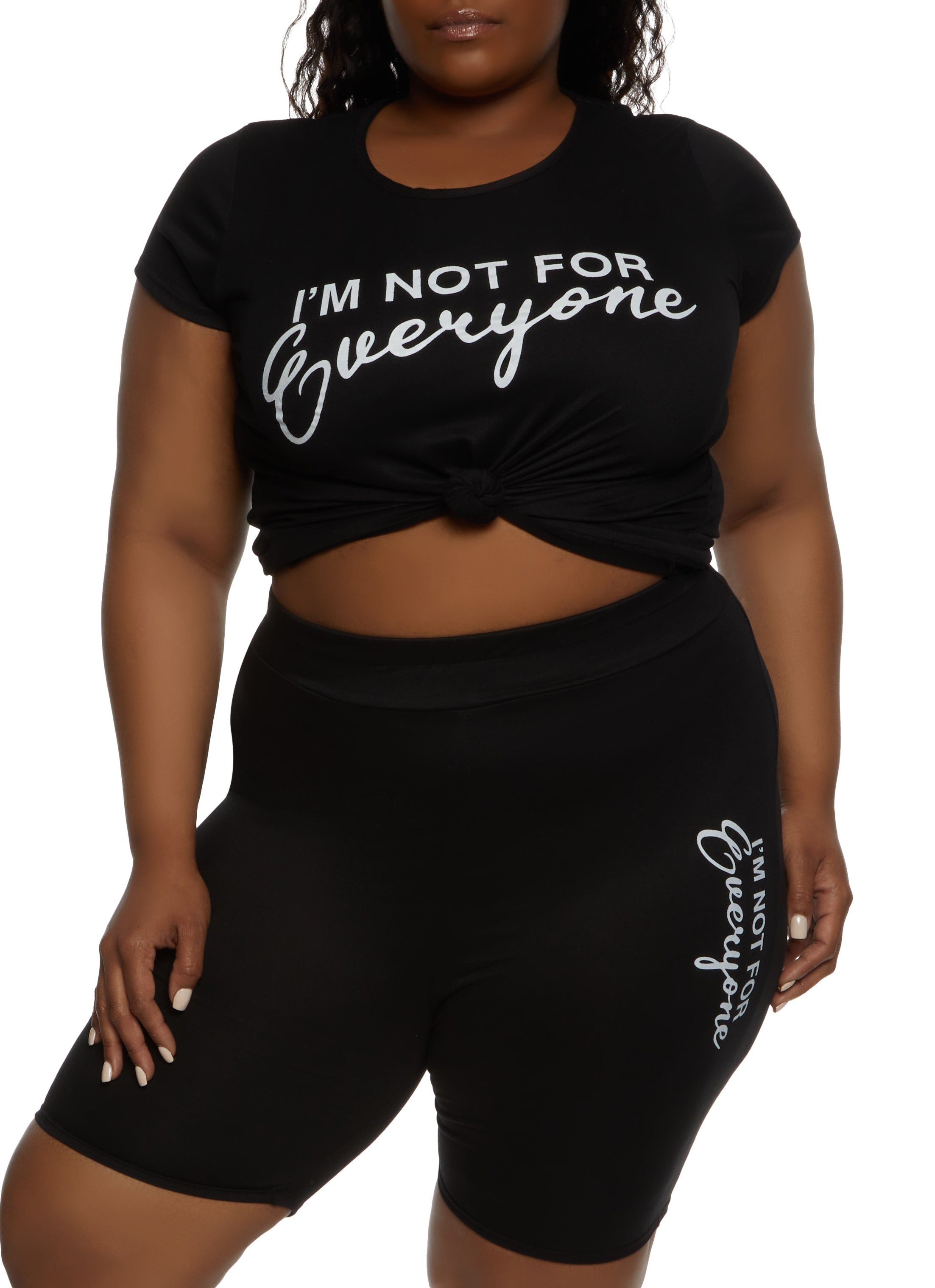 Plus Size Im Not For Everyone Tee sold by Rainbow product image thumbnail 2