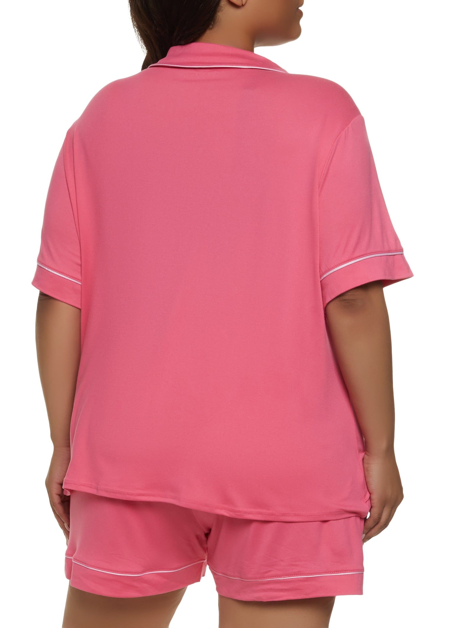 Plus Size Kiss Me Pajama Shirt and Shorts sold by Rainbow product image thumbnail 2