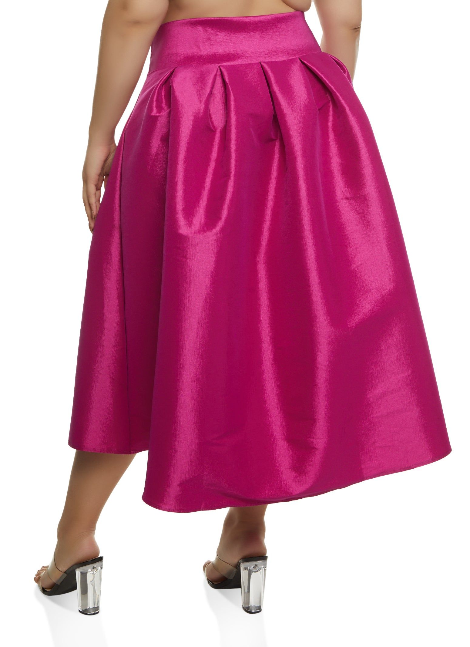 Plus Size Tie Waist Circle Skirt sold by Rainbow product image thumbnail 2