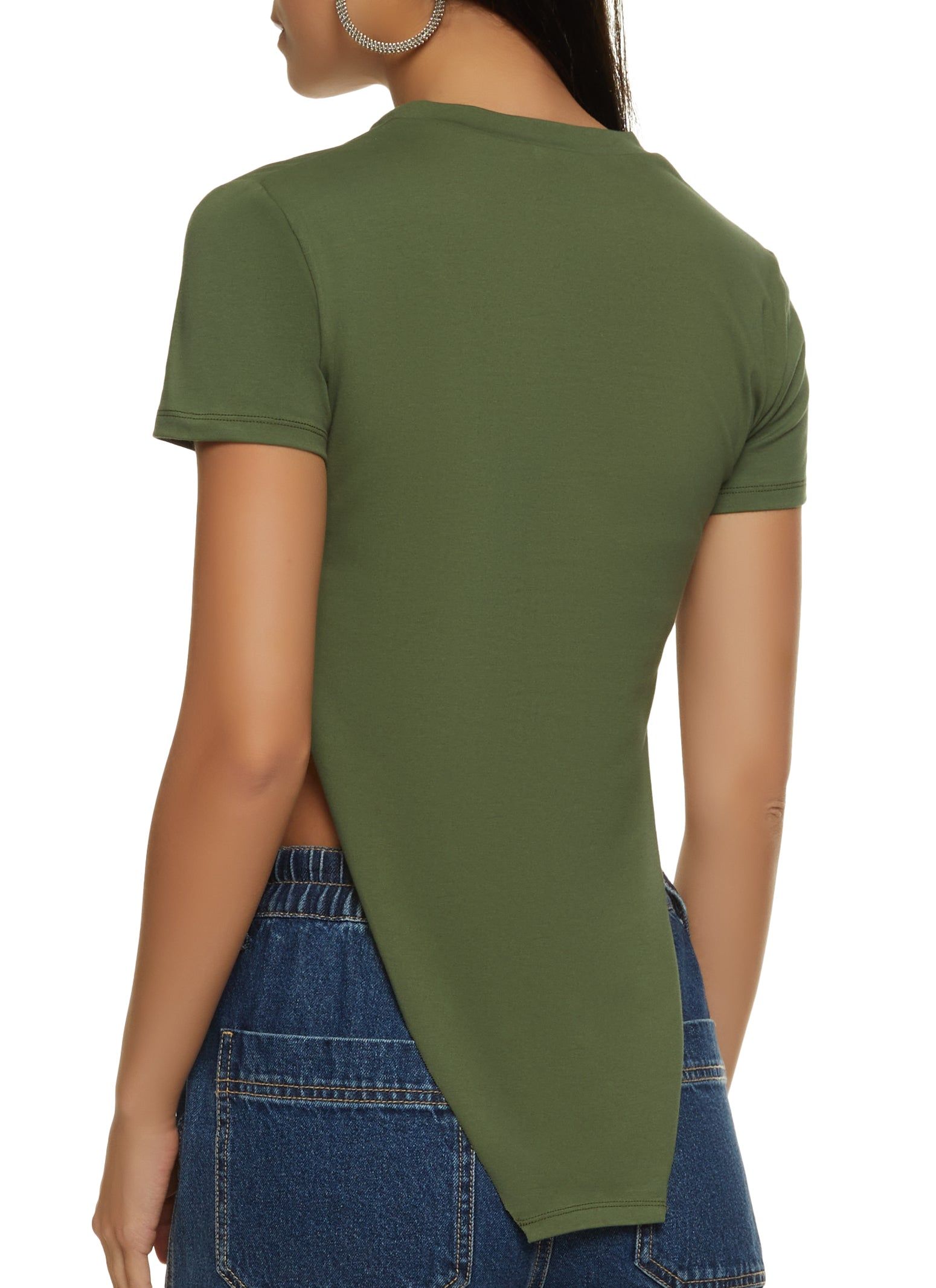 Rock and Roll Hanky Hem Graphic Tee sold by Rainbow product image thumbnail 2