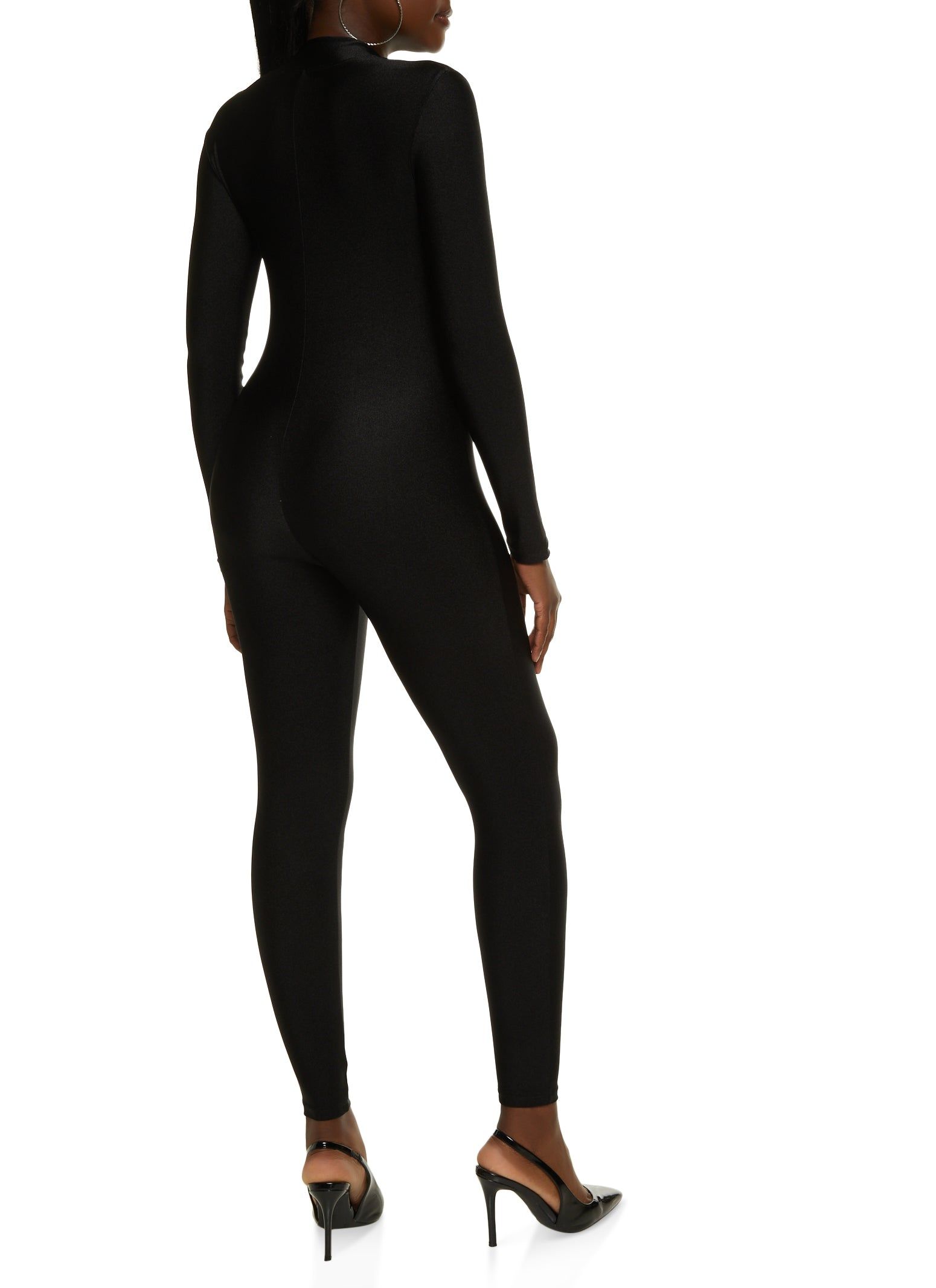 Solid Half Zip Catsuit sold by Rainbow product image thumbnail 2