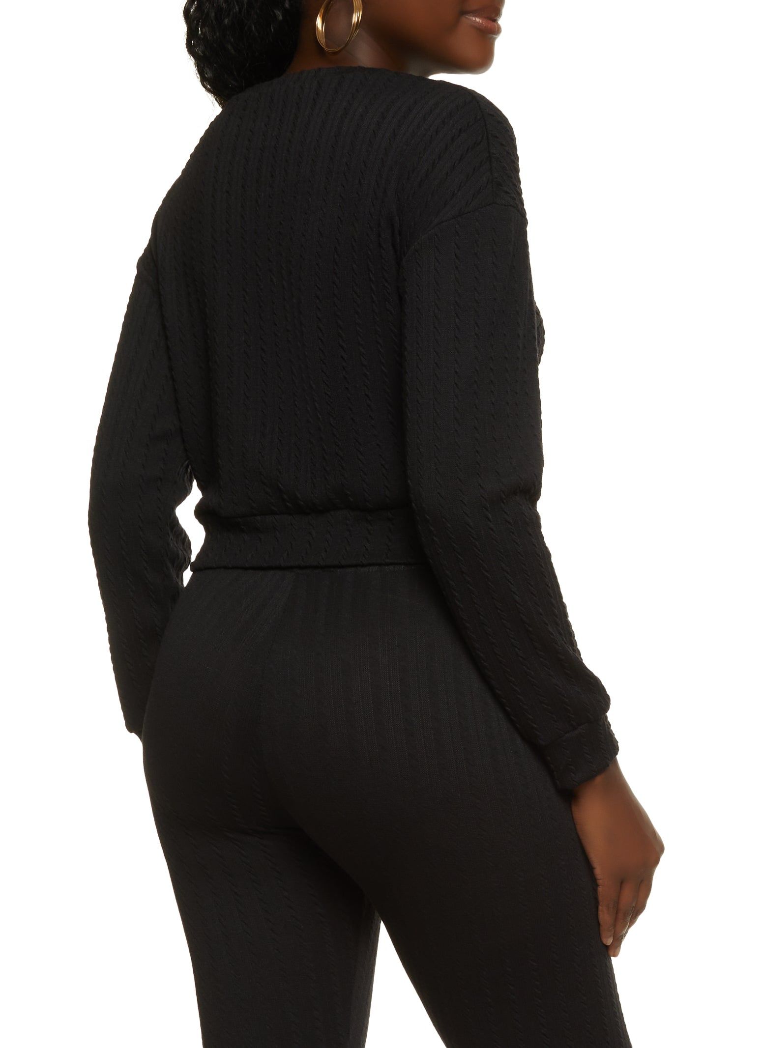 Textured Knit Pullover Sweatshirt sold by Rainbow product image thumbnail 3