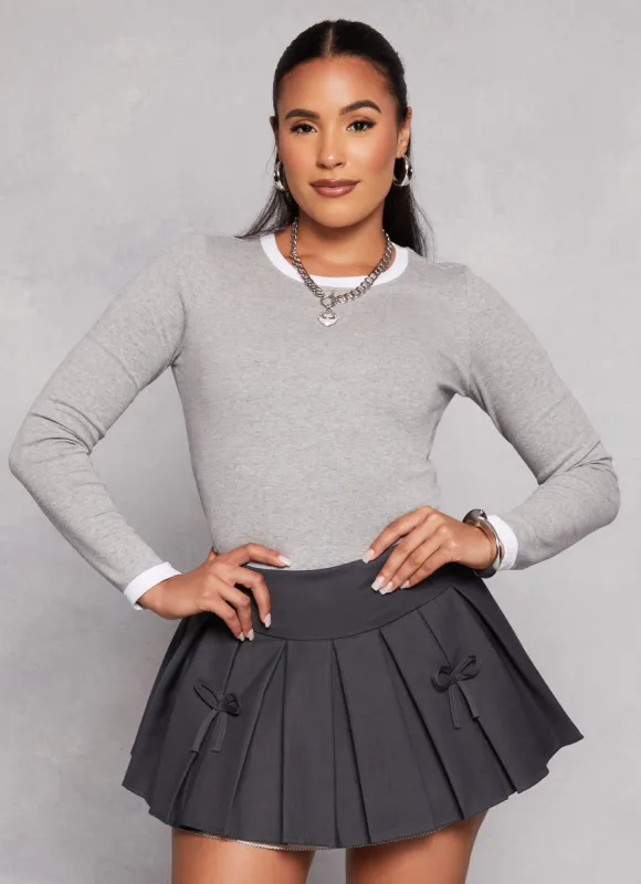 Long Sleeve Ringer Tee sold by Rainbow