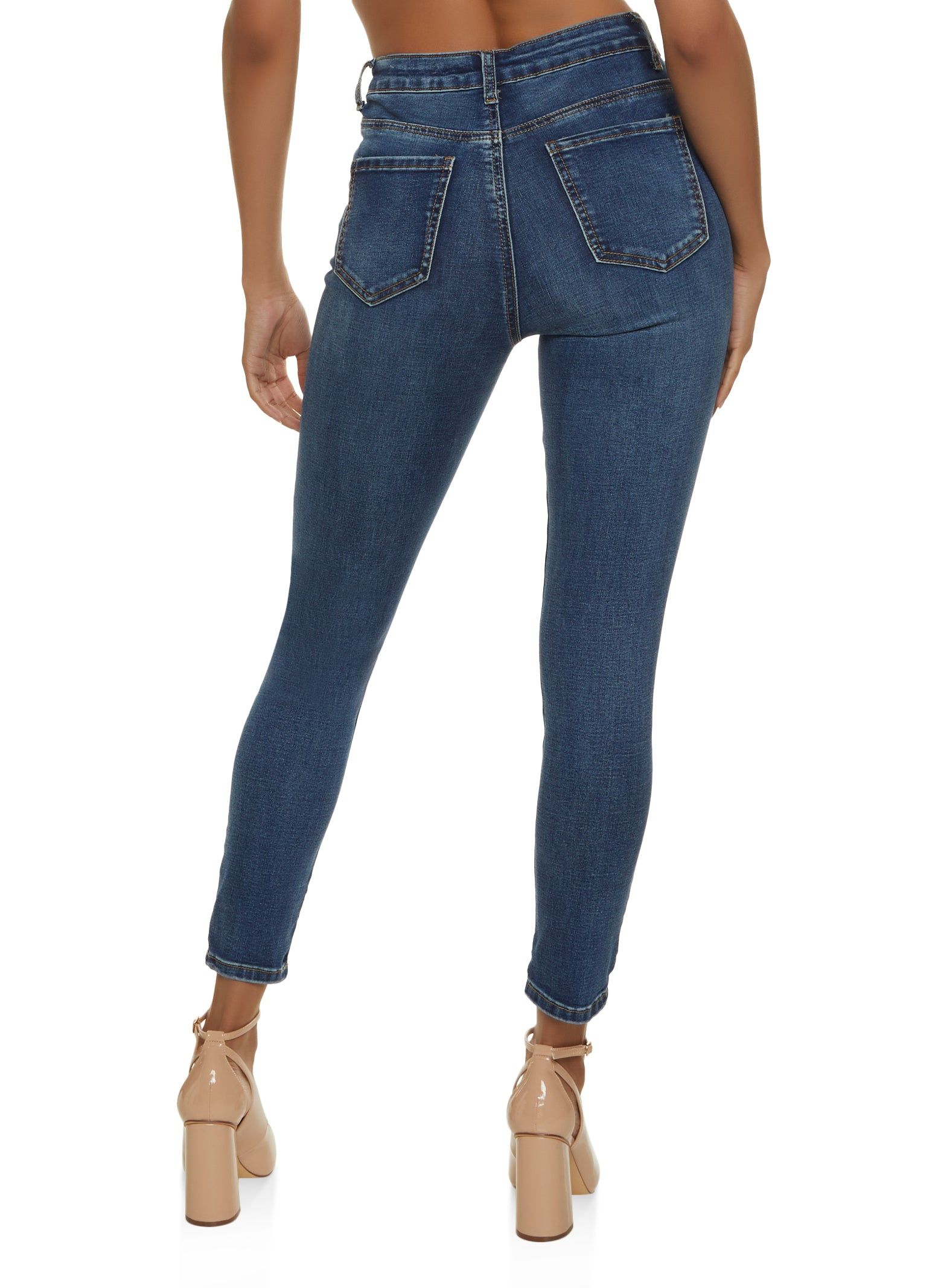 WAX Whiskered Ankle Skinny Jeans sold by Rainbow product image thumbnail 2