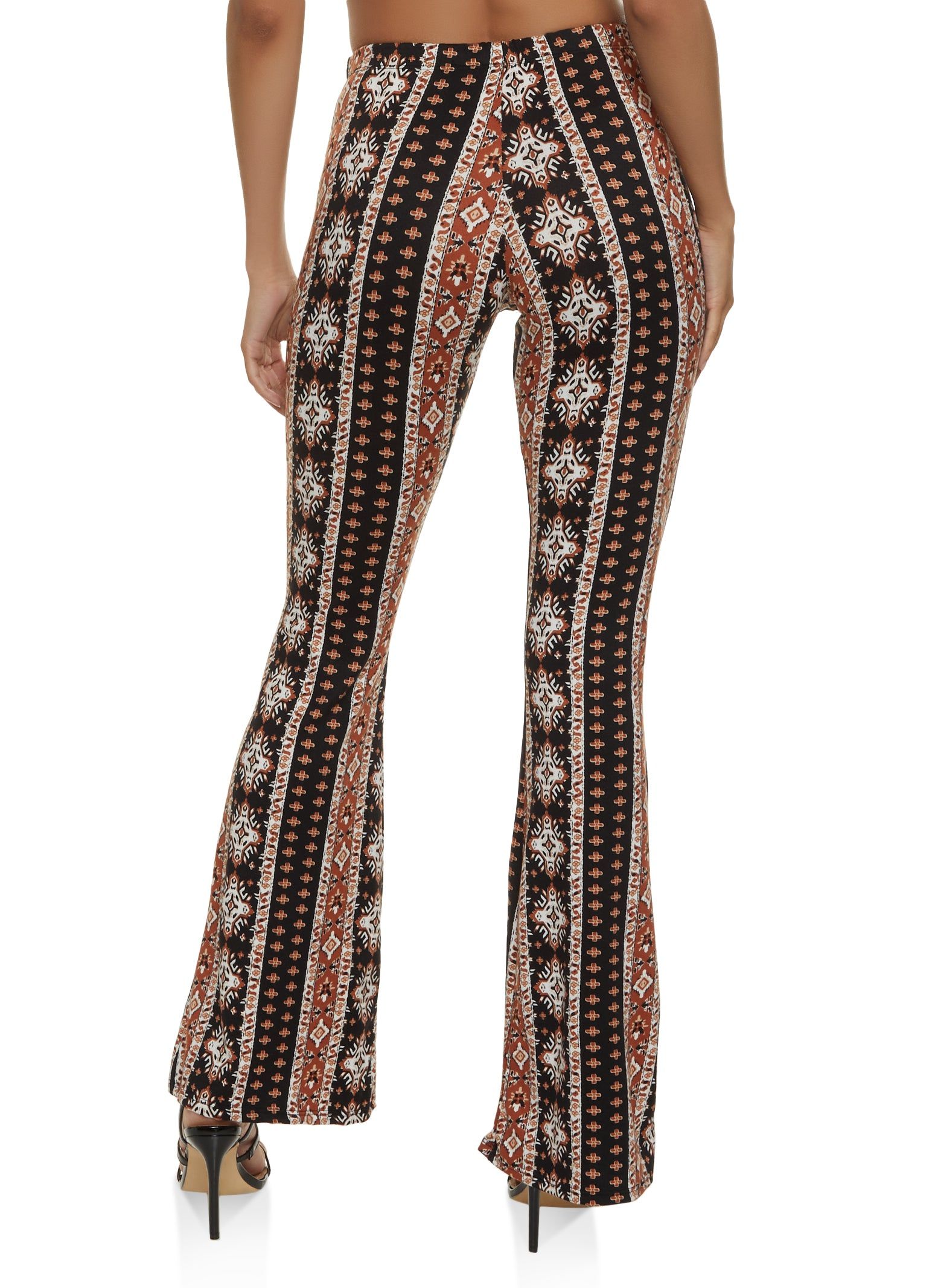 Border Print Flared Pants sold by Rainbow product image thumbnail 3