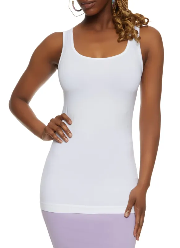 Seamless Scoop Neck Tank Top sold by Rainbow