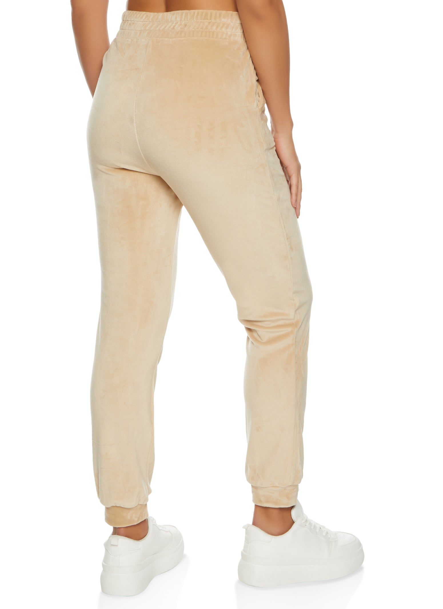 Velour Elastic Waist Joggers sold by Rainbow product image thumbnail 2