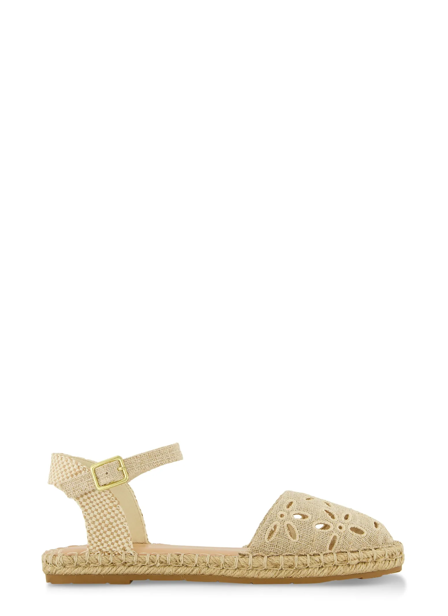 Flower Cut Out Espadrille Sandals sold by Rainbow product image thumbnail 2