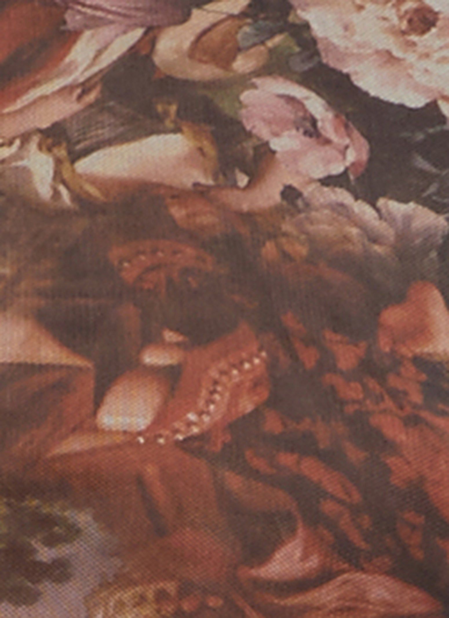 Double Layer Printed Mesh Lettuce Hem Tee sold by Rainbow product image thumbnail 3