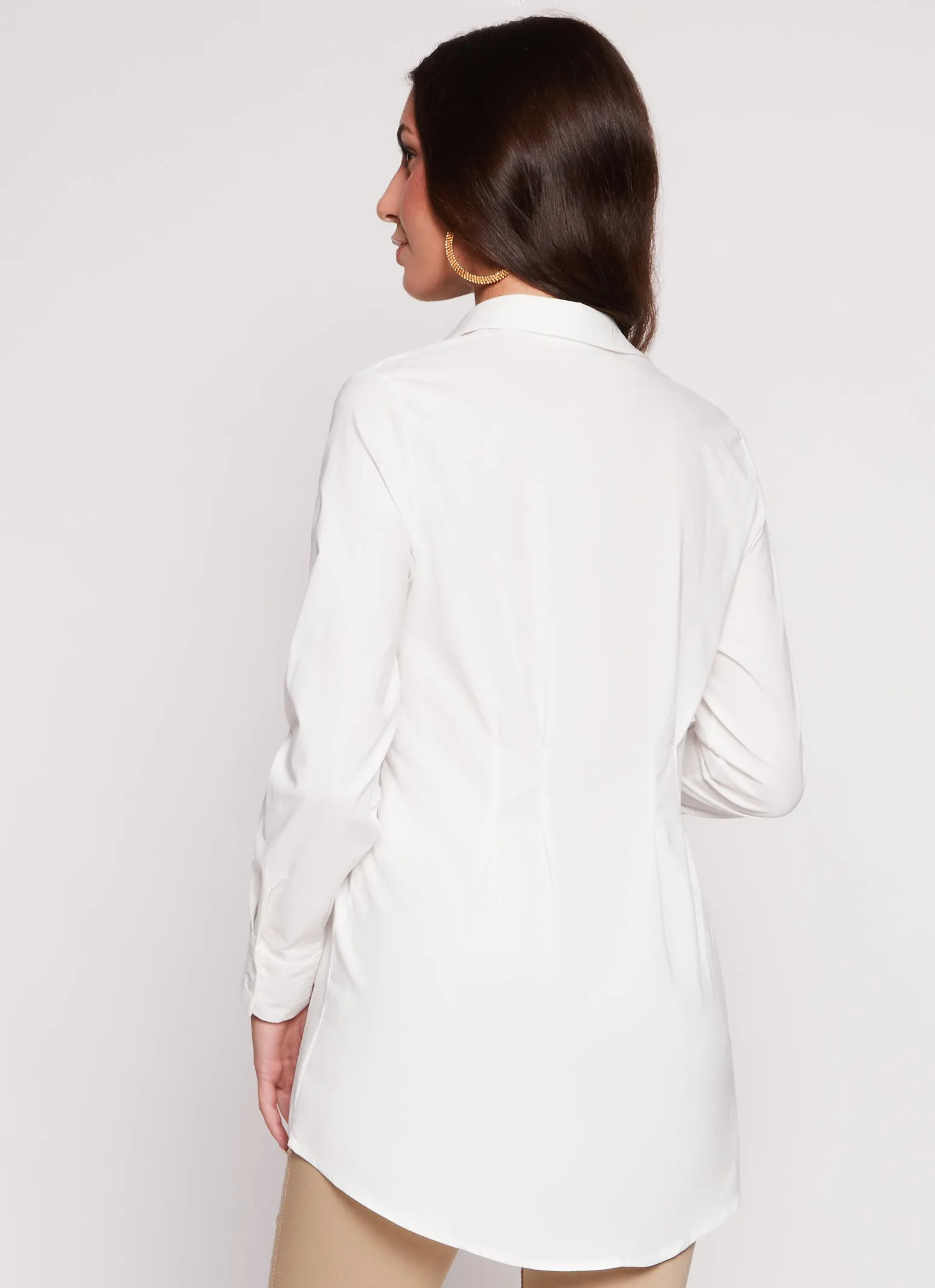 Haute Monde Pleated Waist Button Front Shirt sold by Rainbow product image thumbnail 3