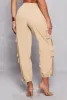 Poplin High Waisted Cargo Joggers sold by Rainbow