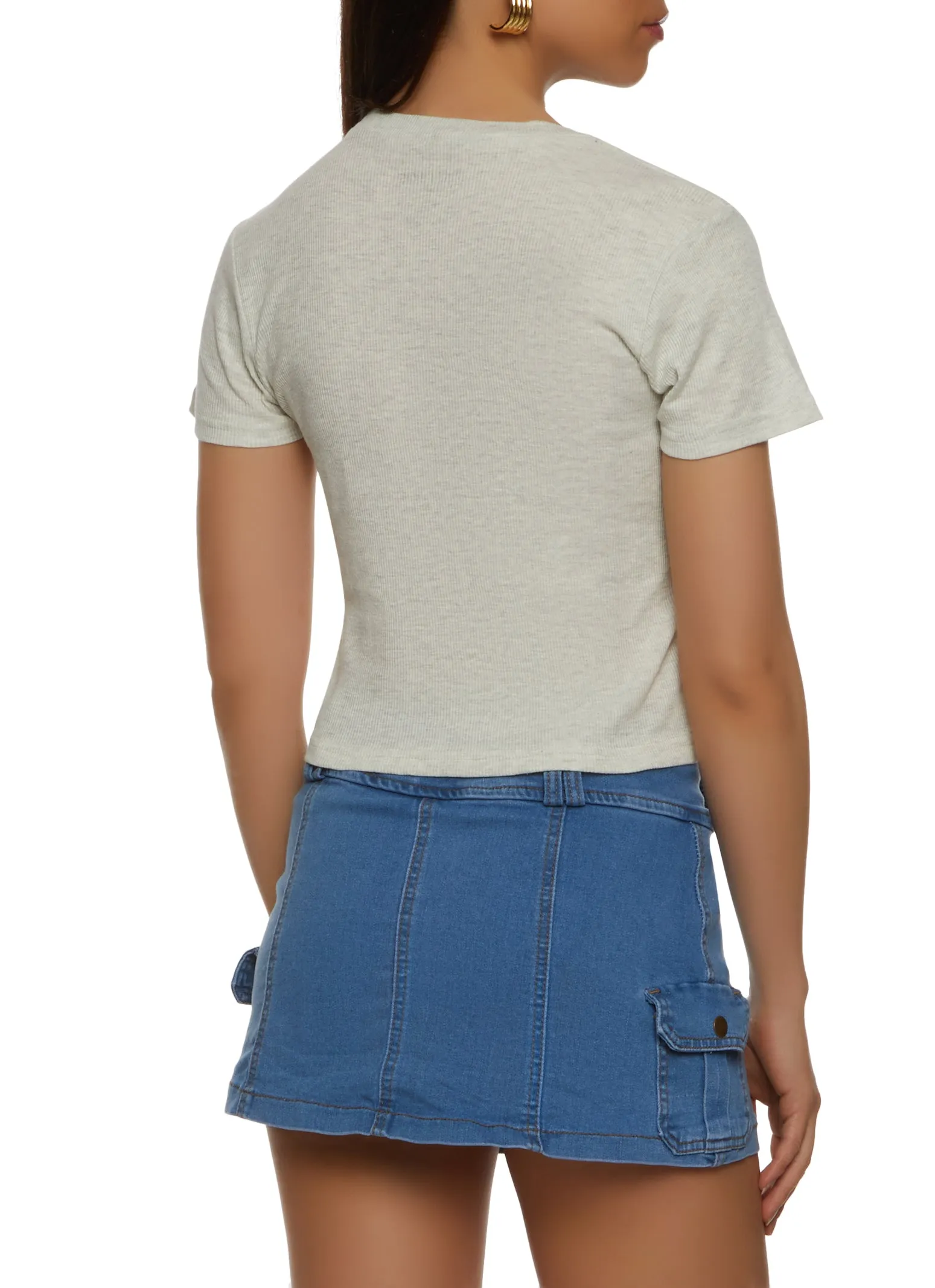 Not In The Mood Embroidered Tee sold by Rainbow product image thumbnail 2