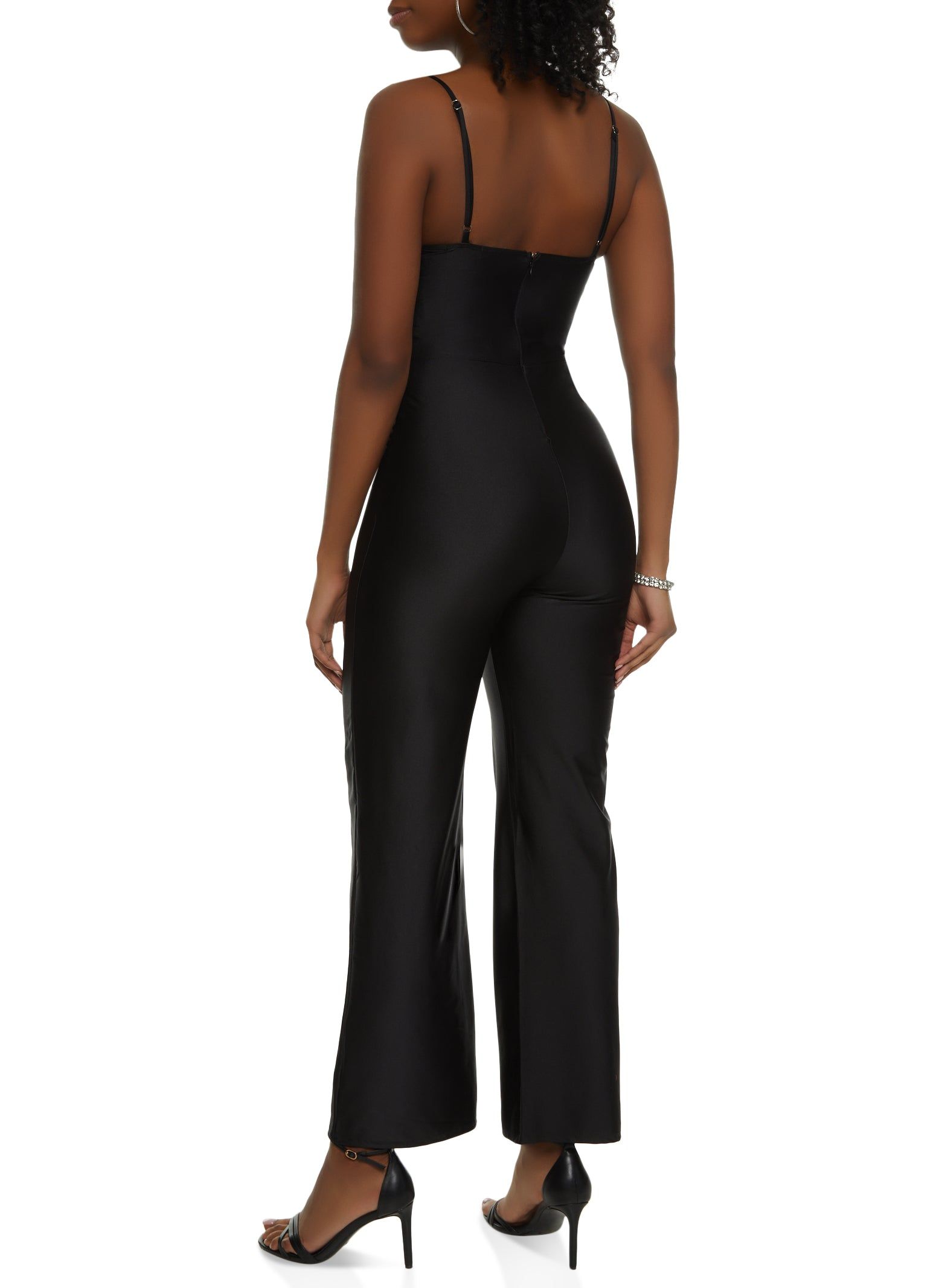 Sheer Mesh Bustier Wide Leg Jumpsuit sold by Rainbow product image thumbnail 2
