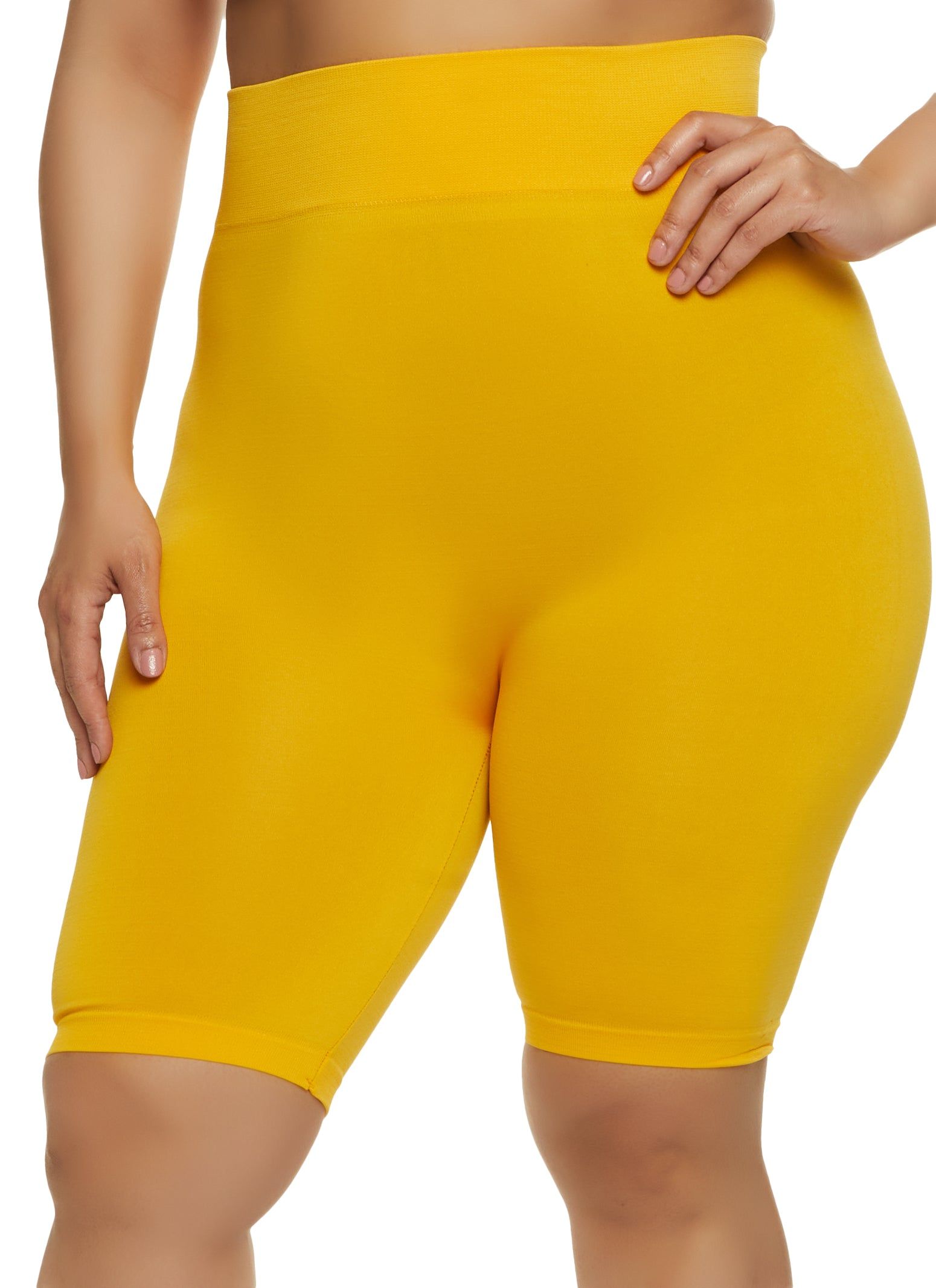 Plus Size Seamless Cycling Shorts sold by Rainbow
