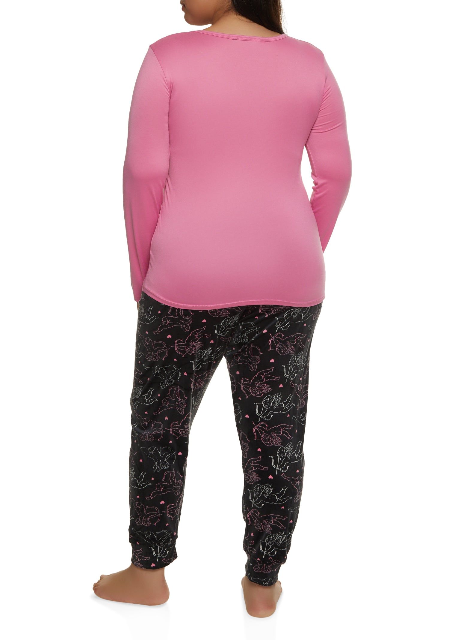 Plus Size Angel Pajama Top and Printed Pants sold by Rainbow product image thumbnail 2