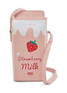 Strawberry Milk Box Crossbody Bag sold by Rainbow
