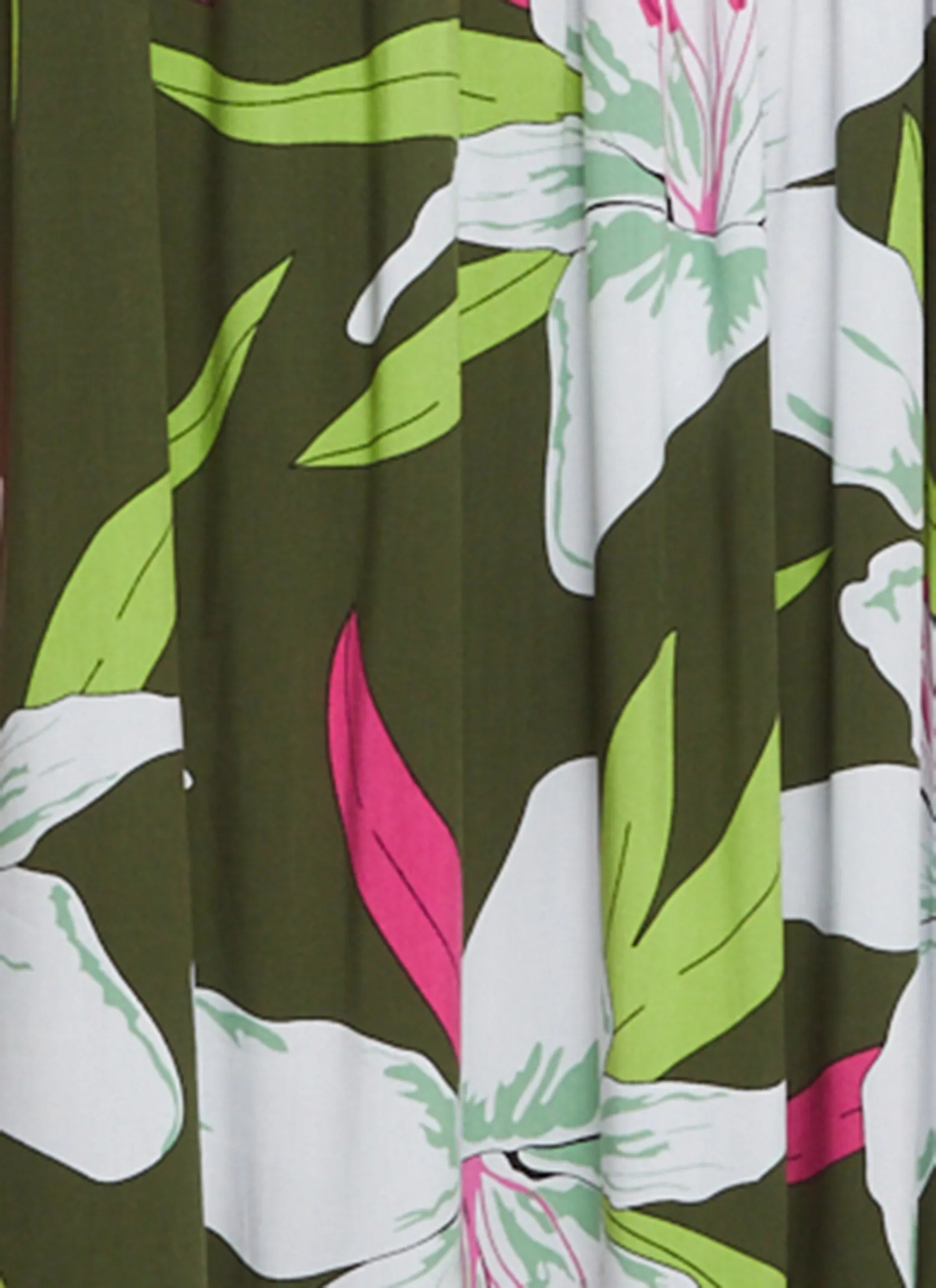 Plus Size Floral Print Smocked Convertible Maxi Dress sold by Rainbow product image thumbnail 4