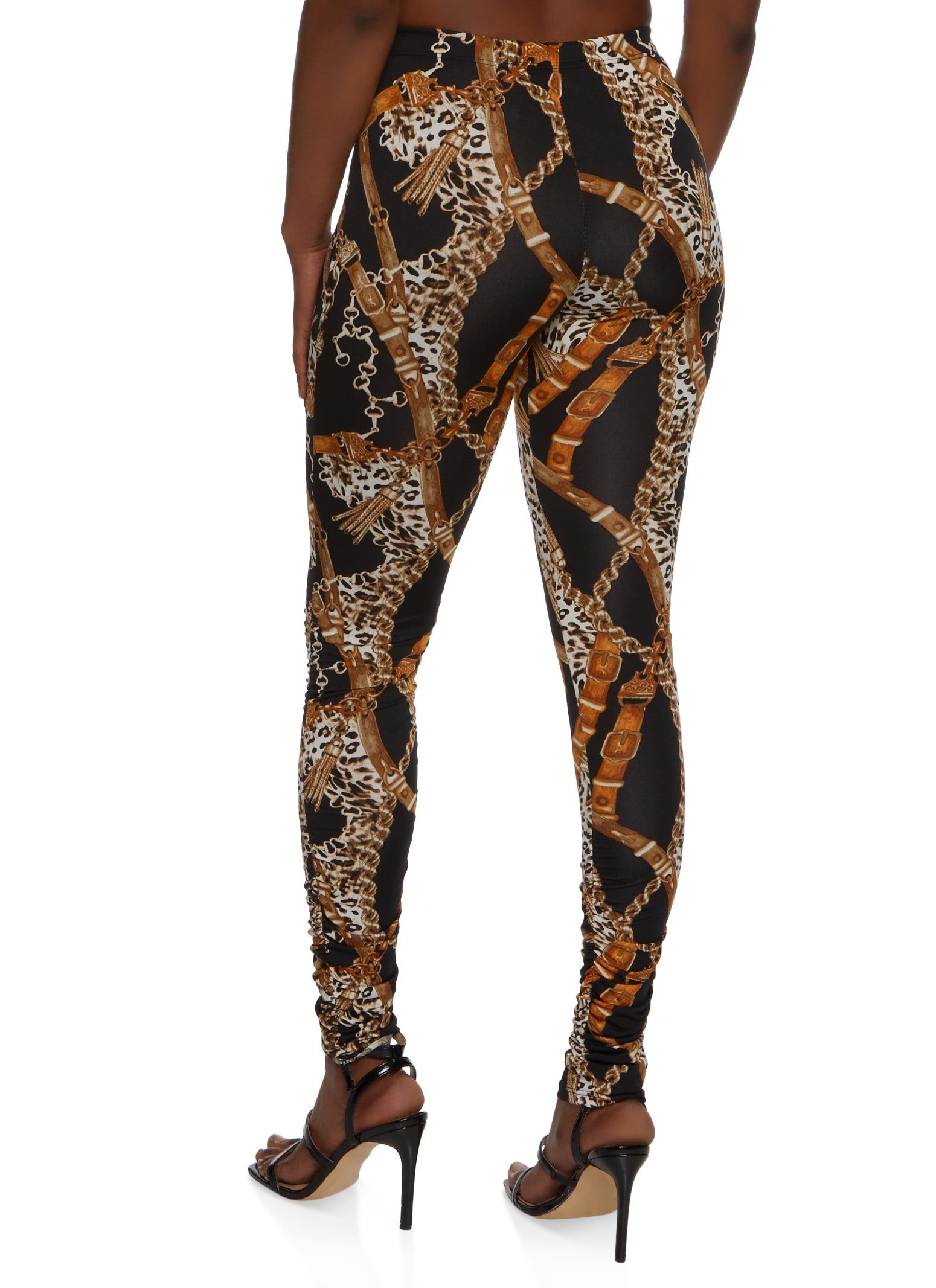 Animal Print Detail Leggings sold by Rainbow product image thumbnail 3