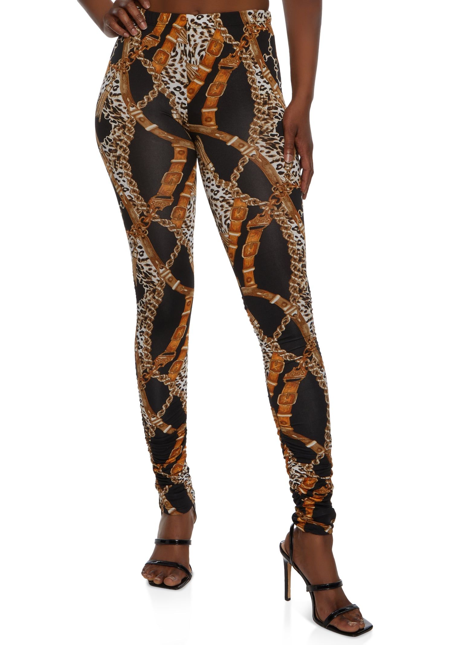 Animal Print Detail Leggings sold by Rainbow product image thumbnail 2