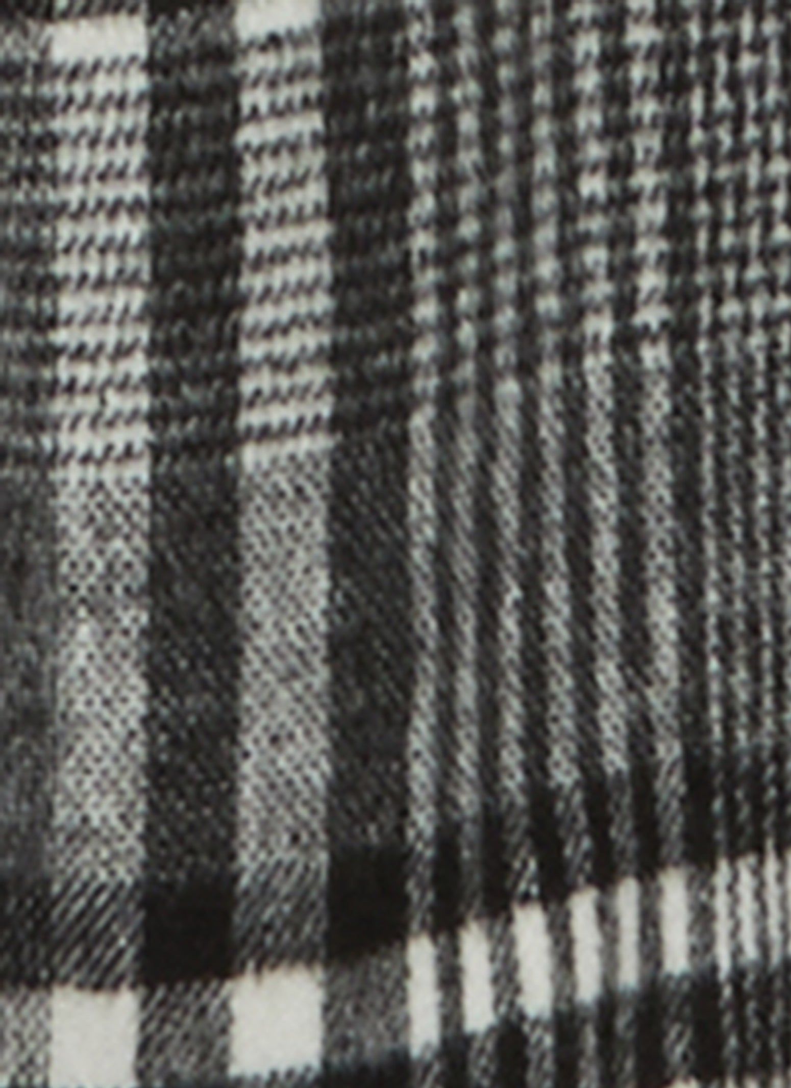 Brushed Knit Plaid Belted Longline Shacket sold by Rainbow product image thumbnail 4