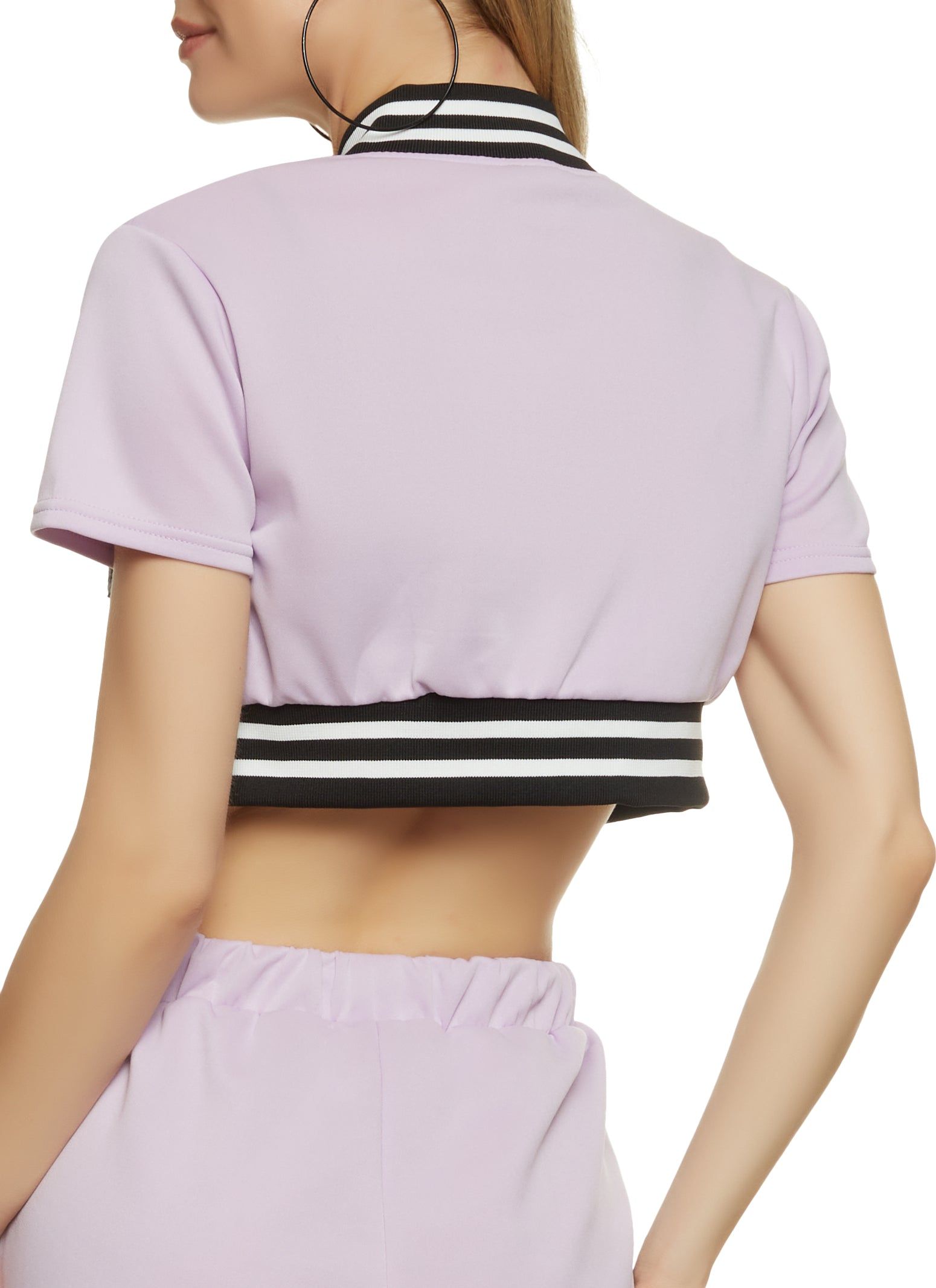 Daisy Patch Cropped Varsity Jacket sold by Rainbow product image thumbnail 3