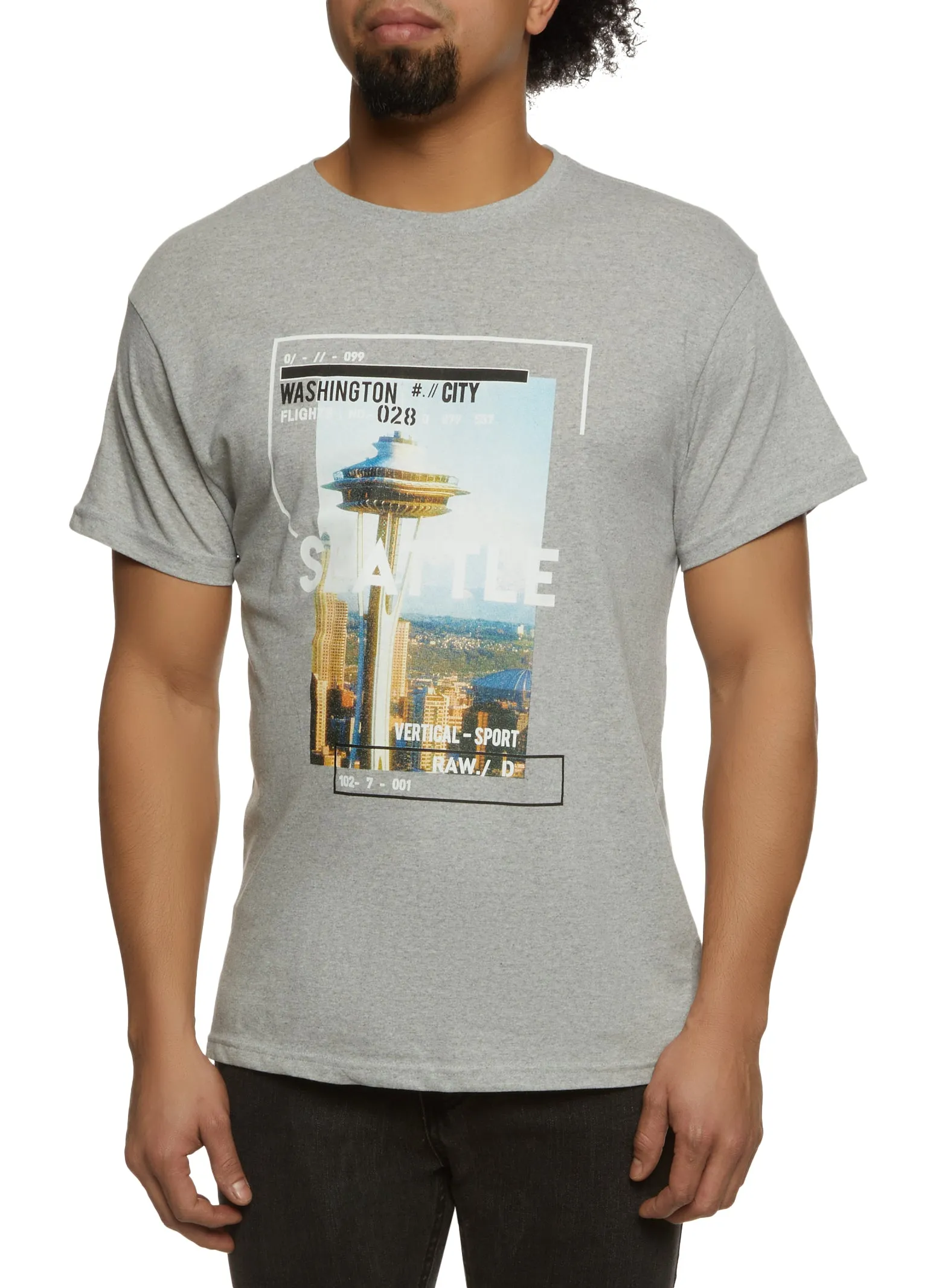 Mens Seattle Graphic T Shirt sold by Rainbow