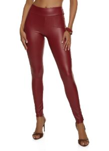 Faux Leather High Waisted Pants sold by Rainbow