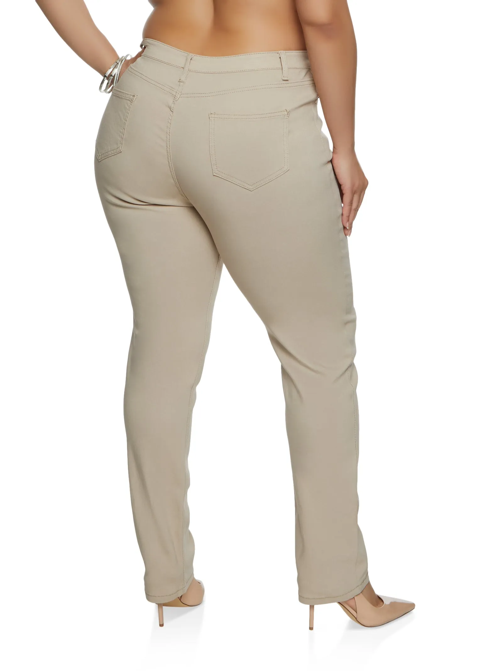 Plus Size Daisy High Waist Slim Fit Pants sold by Rainbow product image thumbnail 2