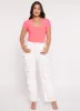 Haute Monde Basic V Neck Bodysuit sold by Rainbow