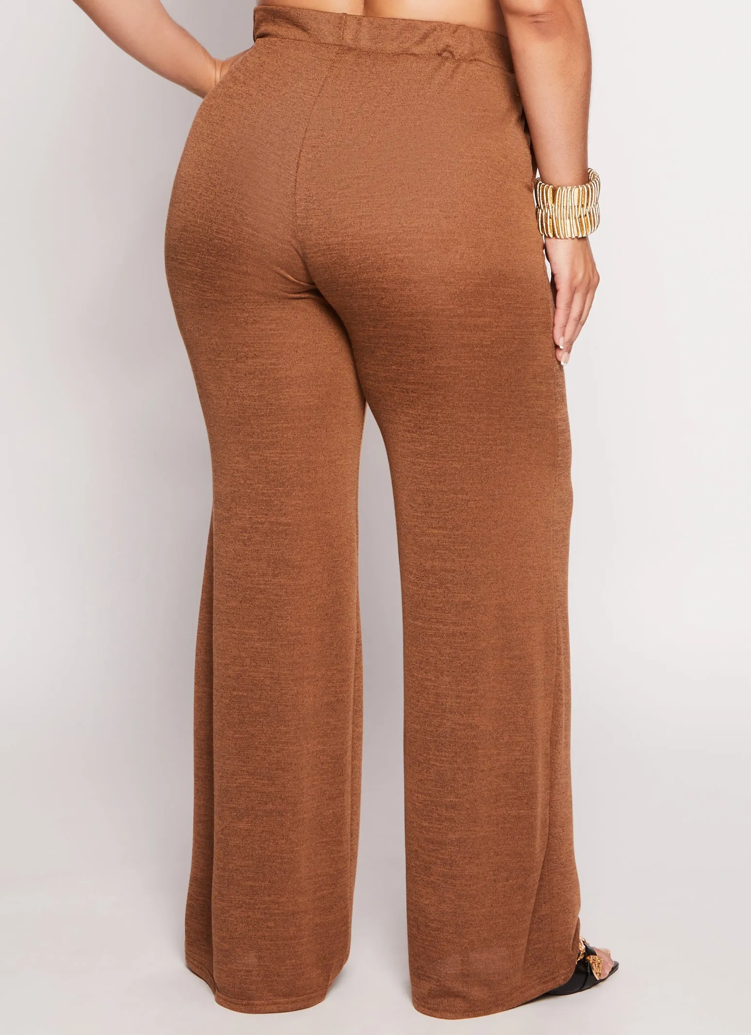 Plus Size Daisy Wide Leg High Waist Pants sold by Rainbow product image thumbnail 3