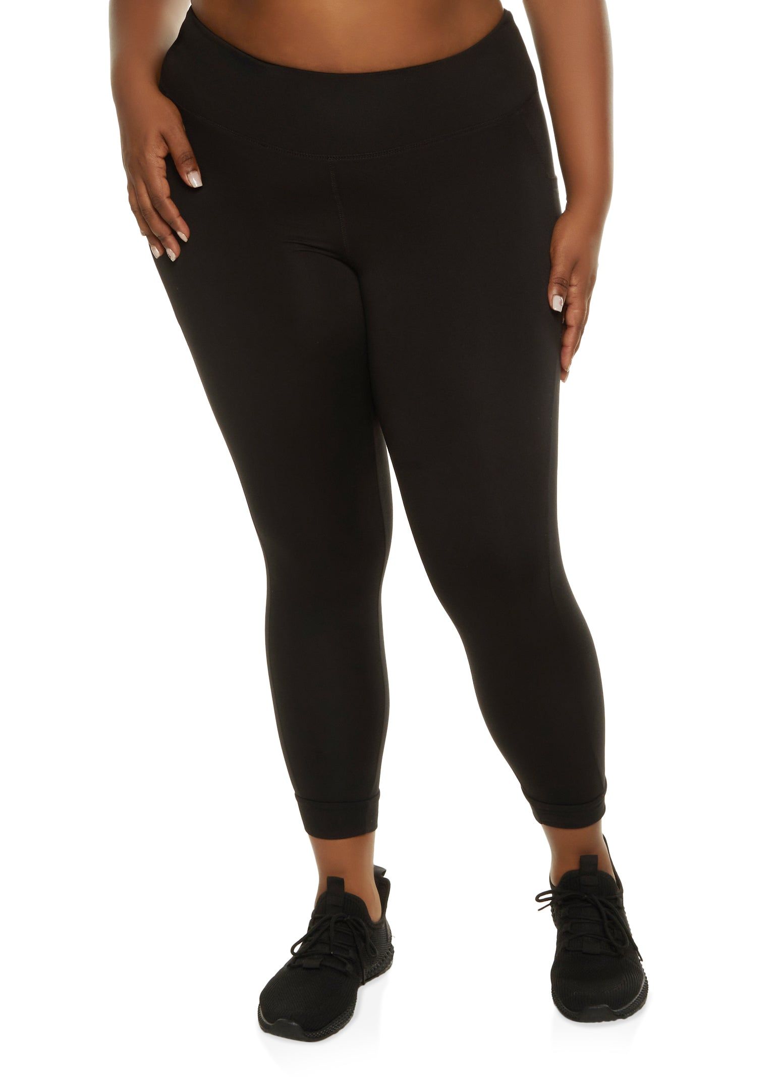 Plus Size Phone Pocket Leggings sold by Rainbow