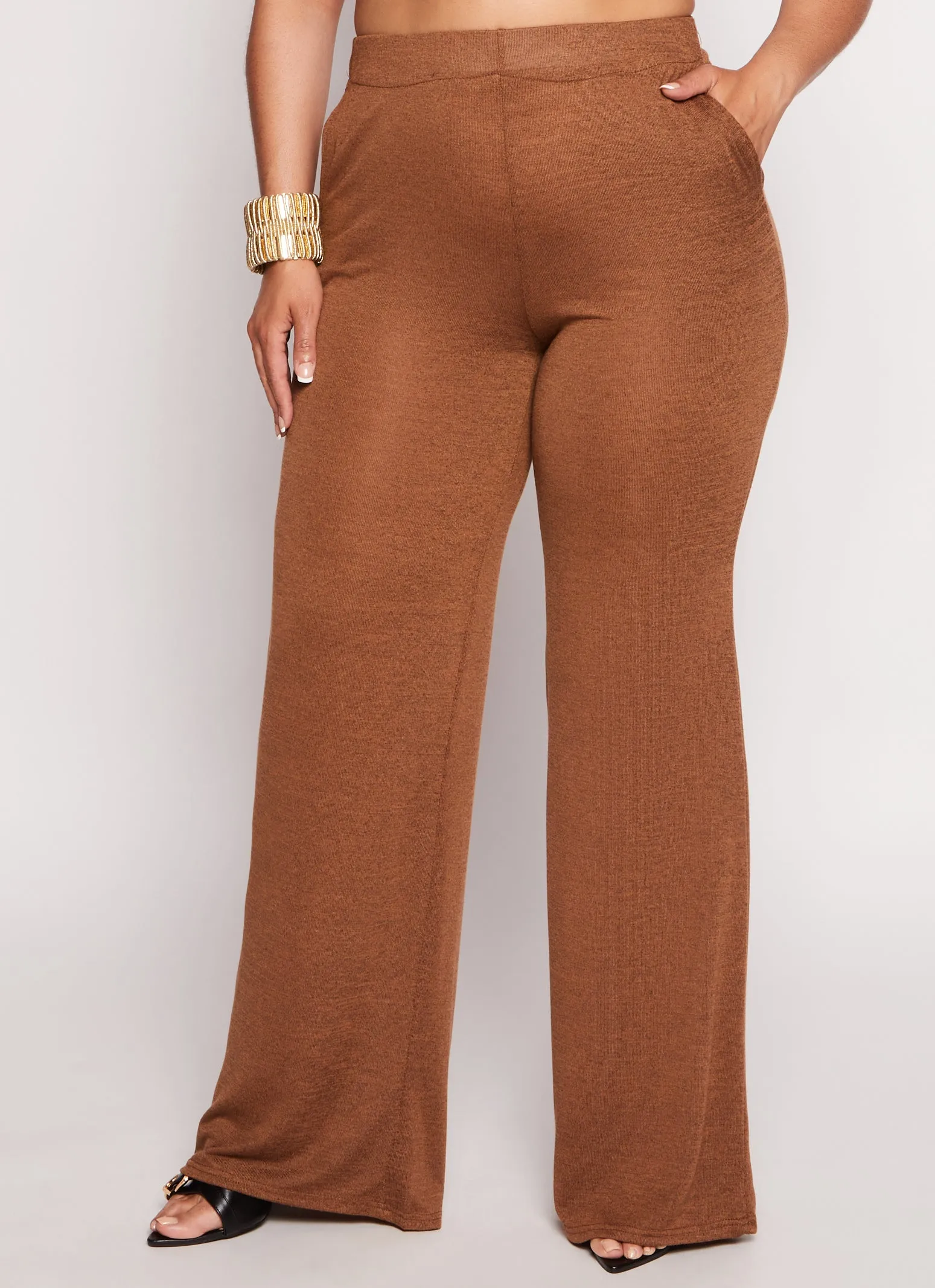 Plus Size Daisy Wide Leg High Waist Pants sold by Rainbow product image thumbnail 2