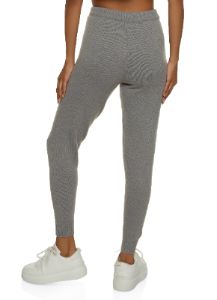 Brushed Knit High Waist Joggers sold by Rainbow