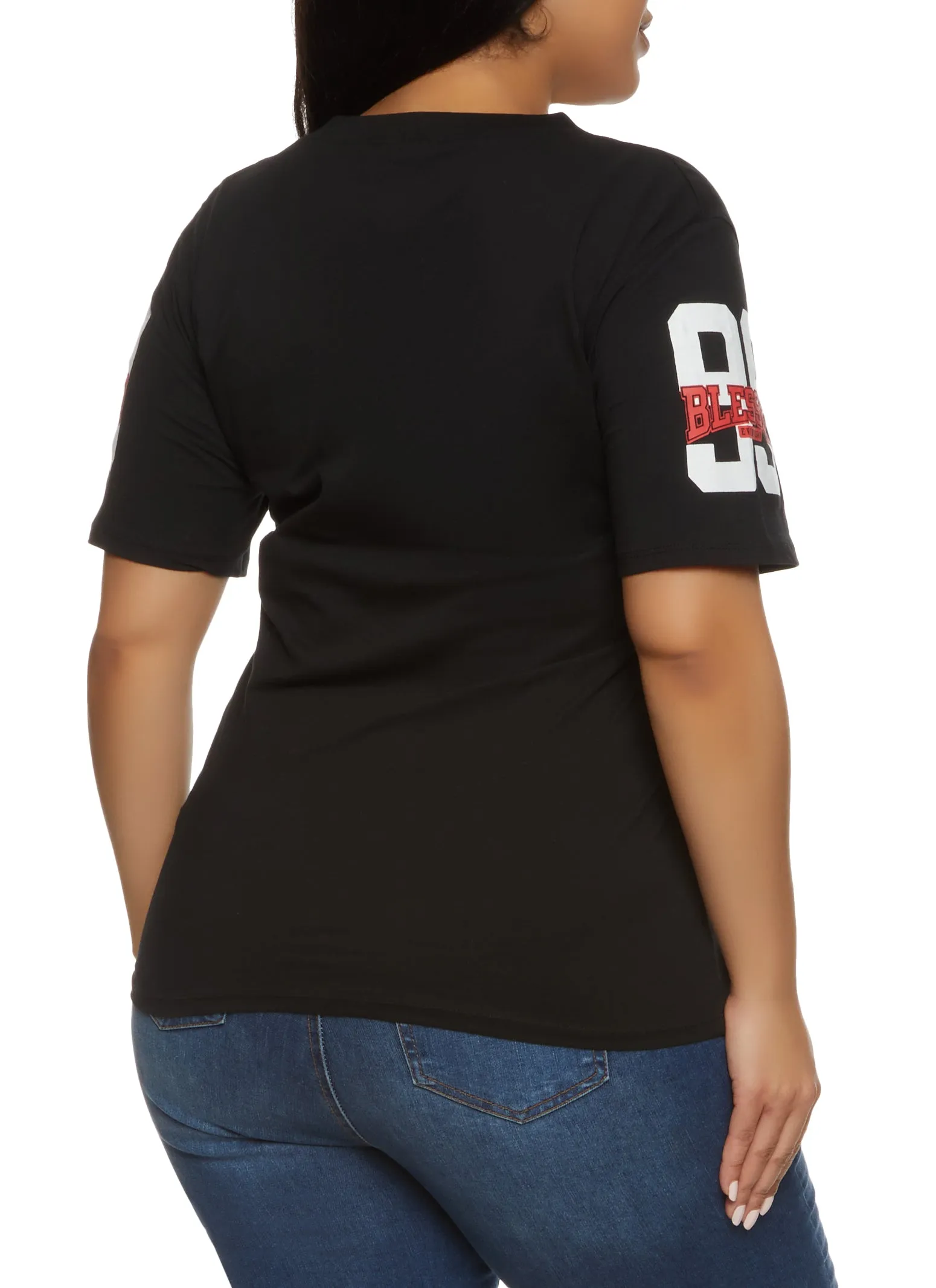 Plus Size Thankful Grateful Blessed Everyday 99 Tee sold by Rainbow product image thumbnail 2