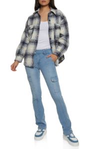 Almost Famous Low Rise Straight Leg Cargo Jeans sold by Rainbow