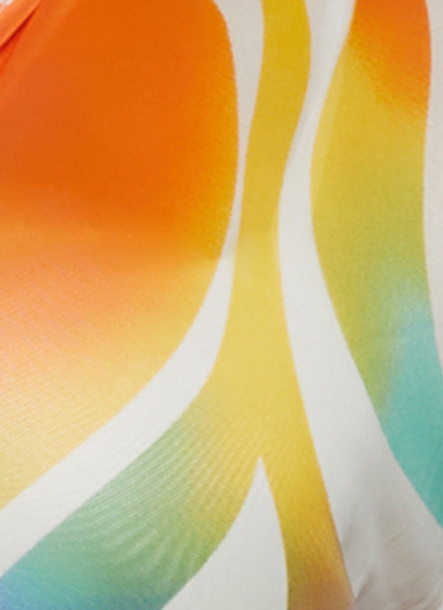 Plus Size Psychedelic Print High Low Tie Front Shirt sold by Rainbow product image thumbnail 3