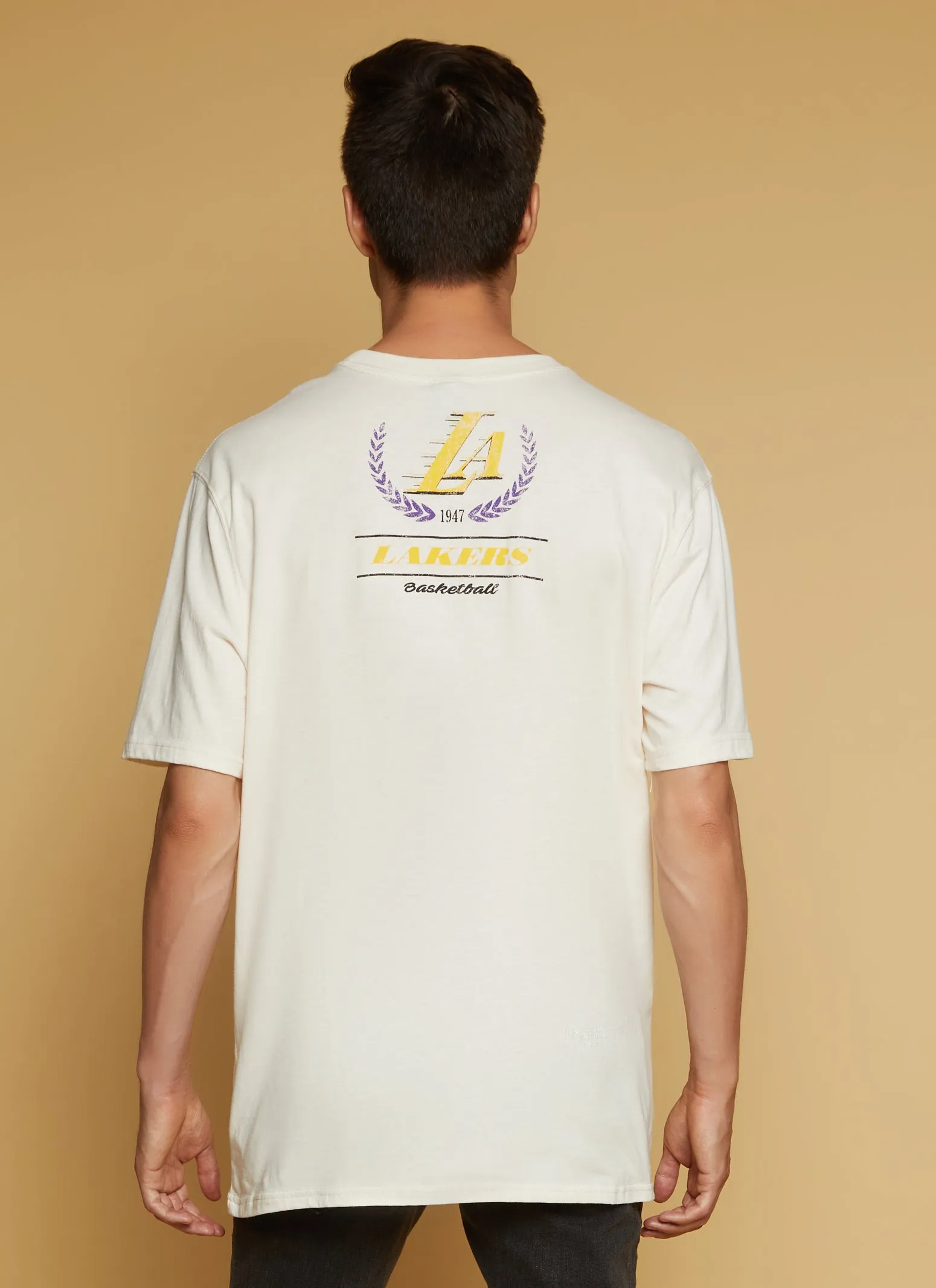 Mens NBA Los Angeles Lakers 1947 Basketball Graphic T Shirt sold by Rainbow product image thumbnail 3