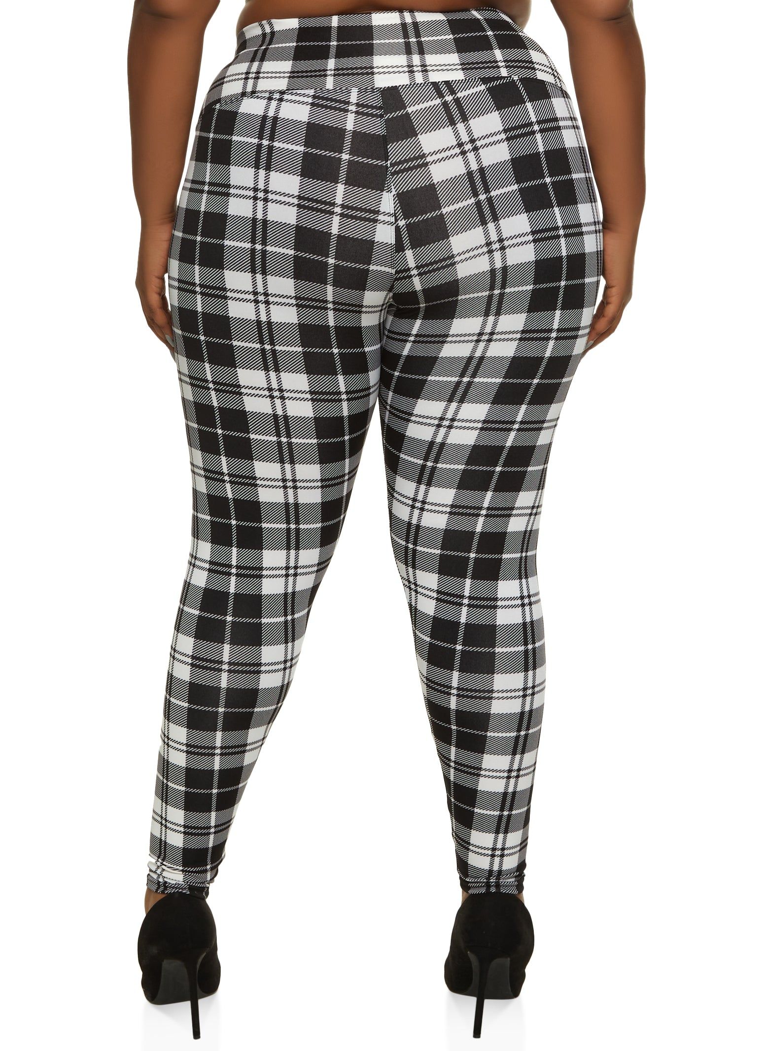 Plus Size Plaid Leggings sold by Rainbow product image thumbnail 2
