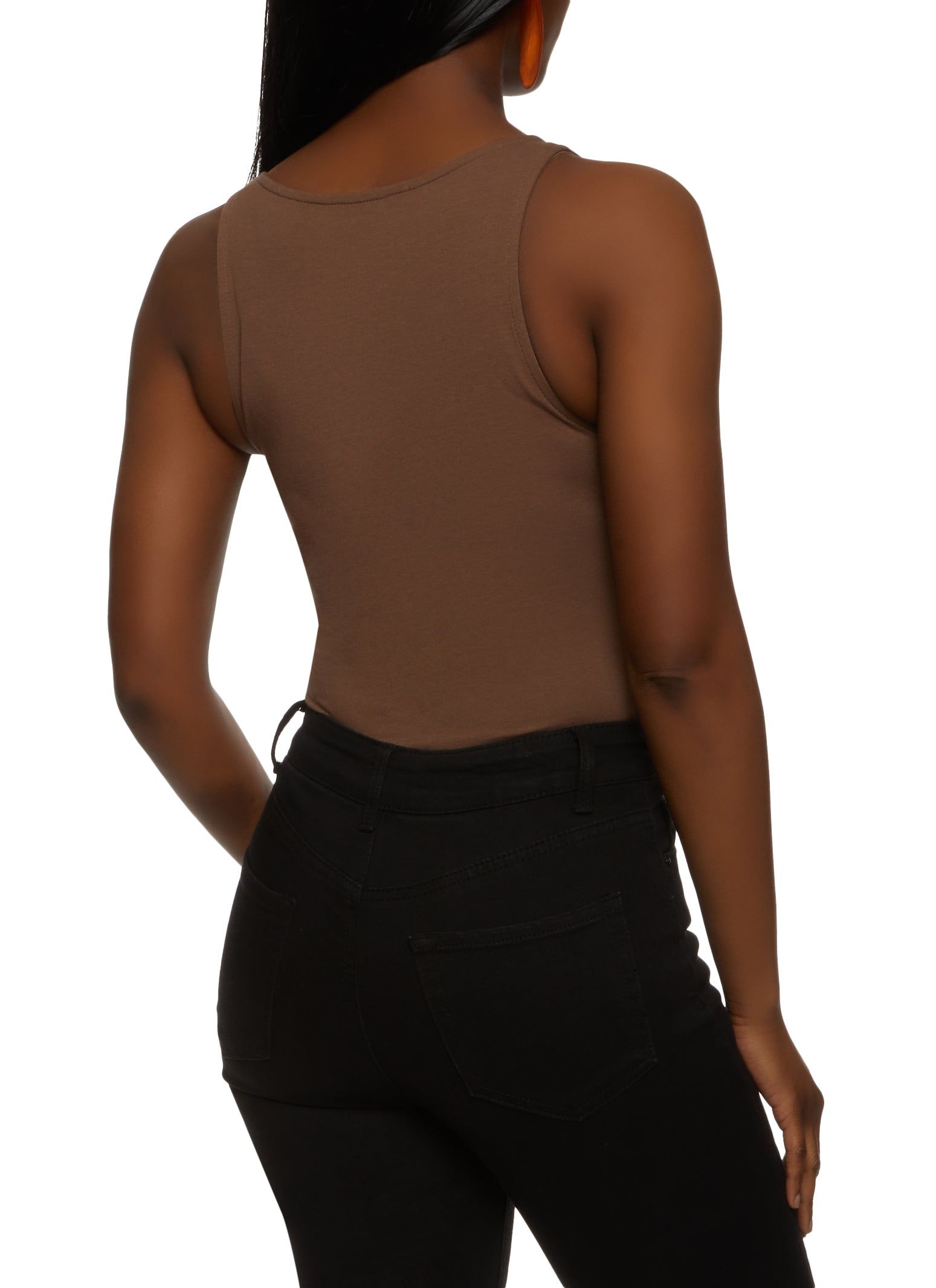 V Neck Ruched Detail Bodysuit sold by Rainbow product image thumbnail 3