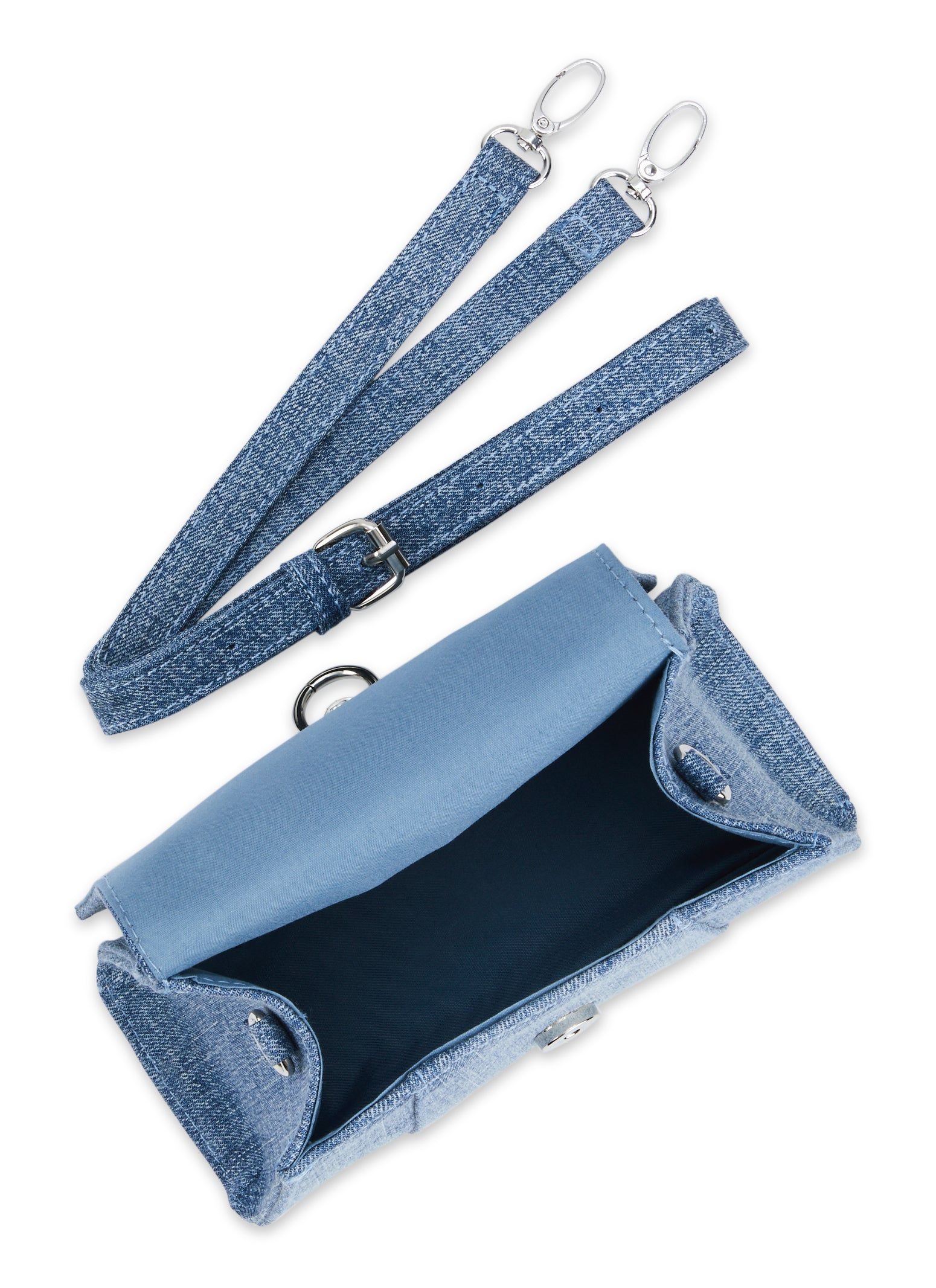 Denim Mini Clutch Bag sold by Rainbow product image thumbnail 5