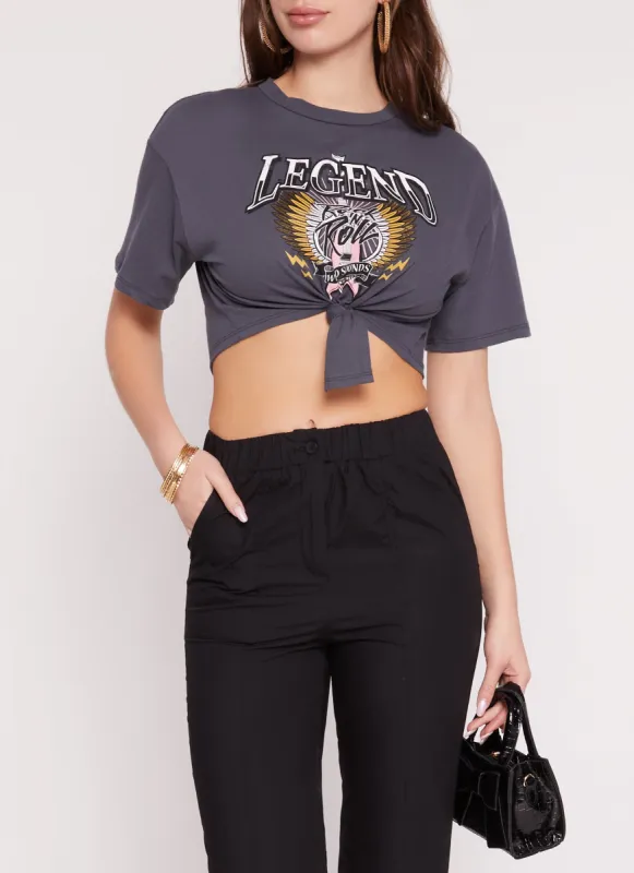 Graphic Print Short Sleeve T Shirt sold by Rainbow