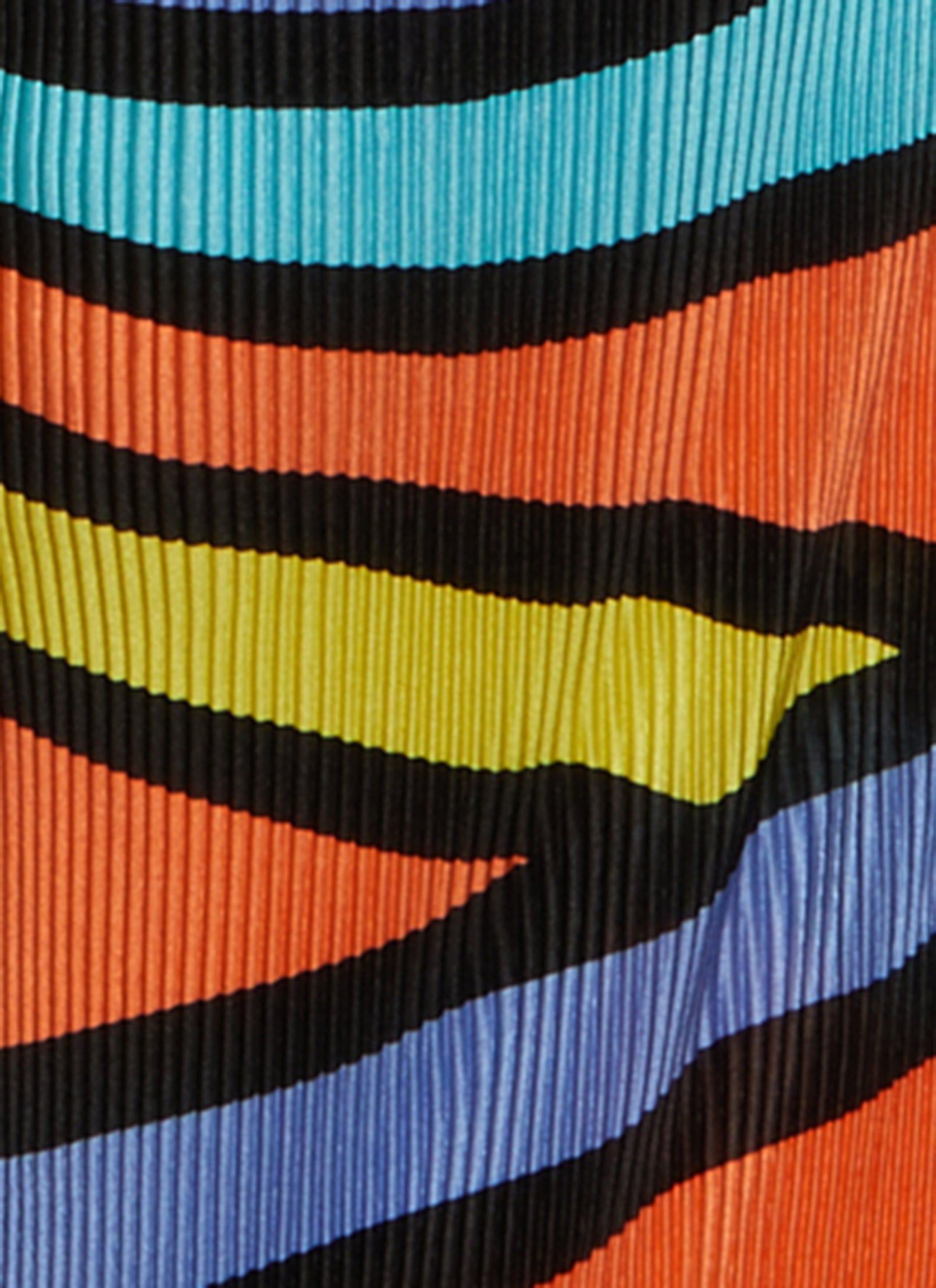 Plus Size Plisse Printed Wide Leg Pants sold by Rainbow product image thumbnail 3