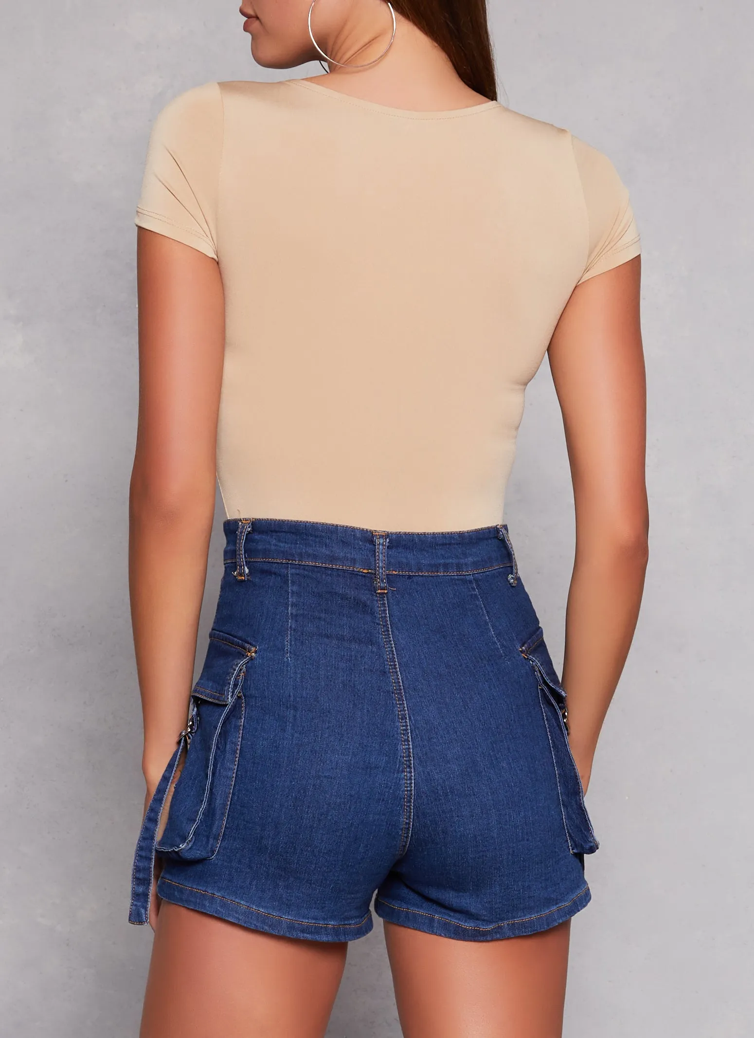 Short Sleeve Scoop Neck Bodysuit sold by Rainbow product image thumbnail 3