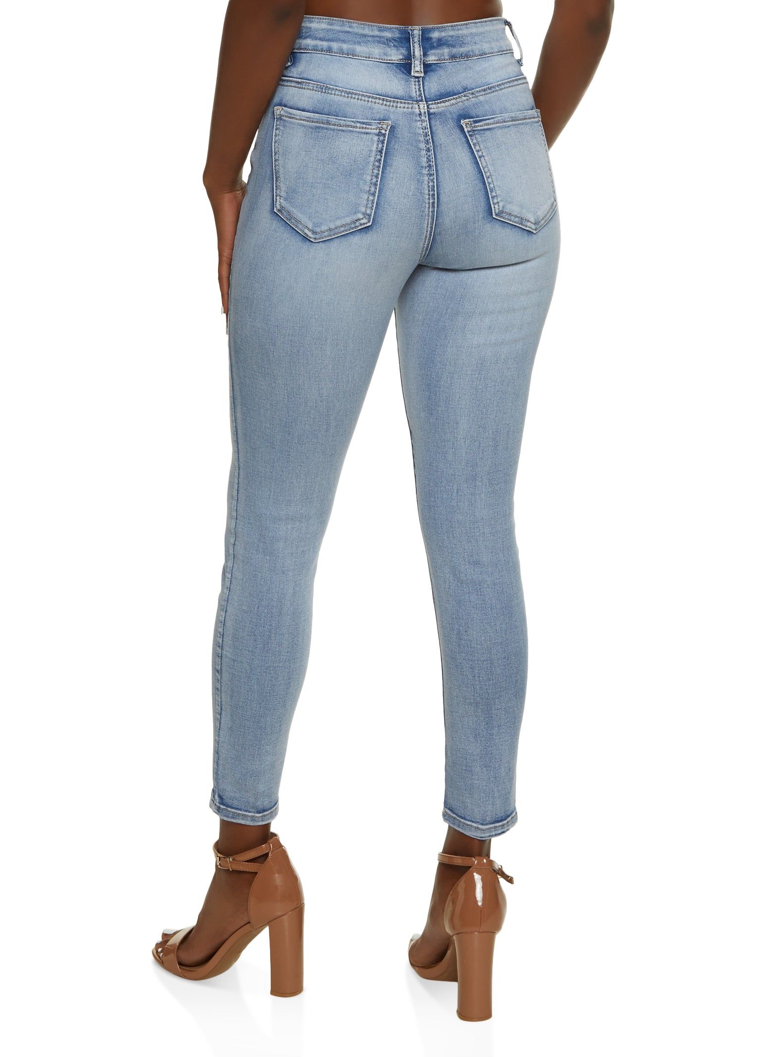 WAX Whiskered Ankle Skinny Jeans sold by Rainbow product image thumbnail 2