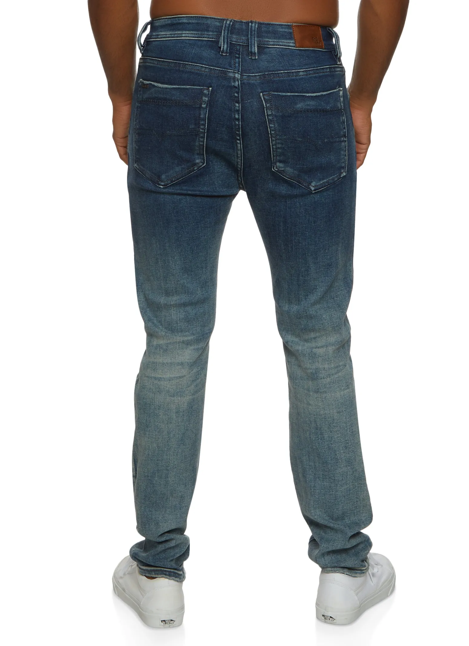 Mens Distressed Skinny Jeans sold by Rainbow product image thumbnail 2