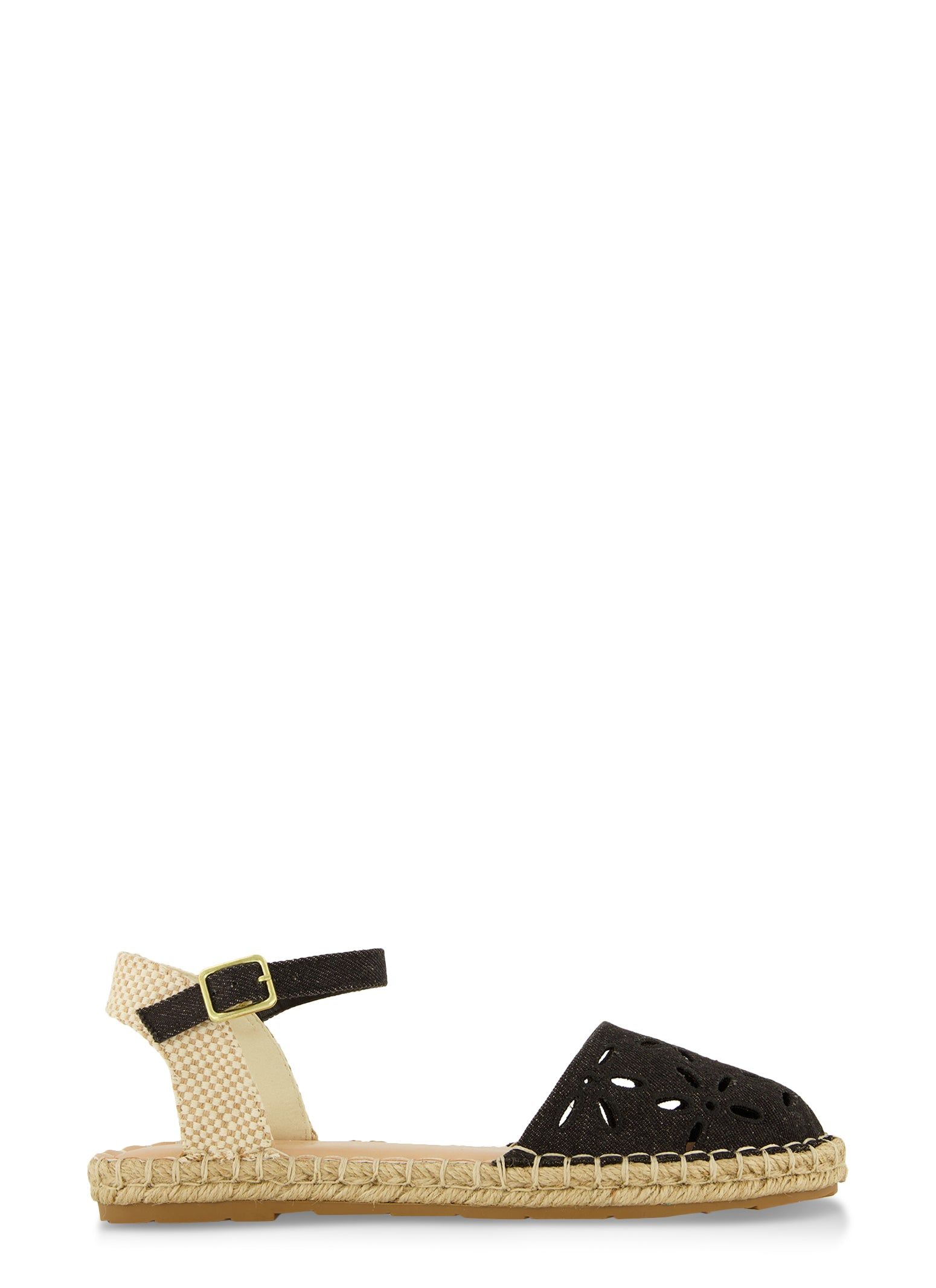 Flower Cut Out Espadrille Sandals sold by Rainbow product image thumbnail 2