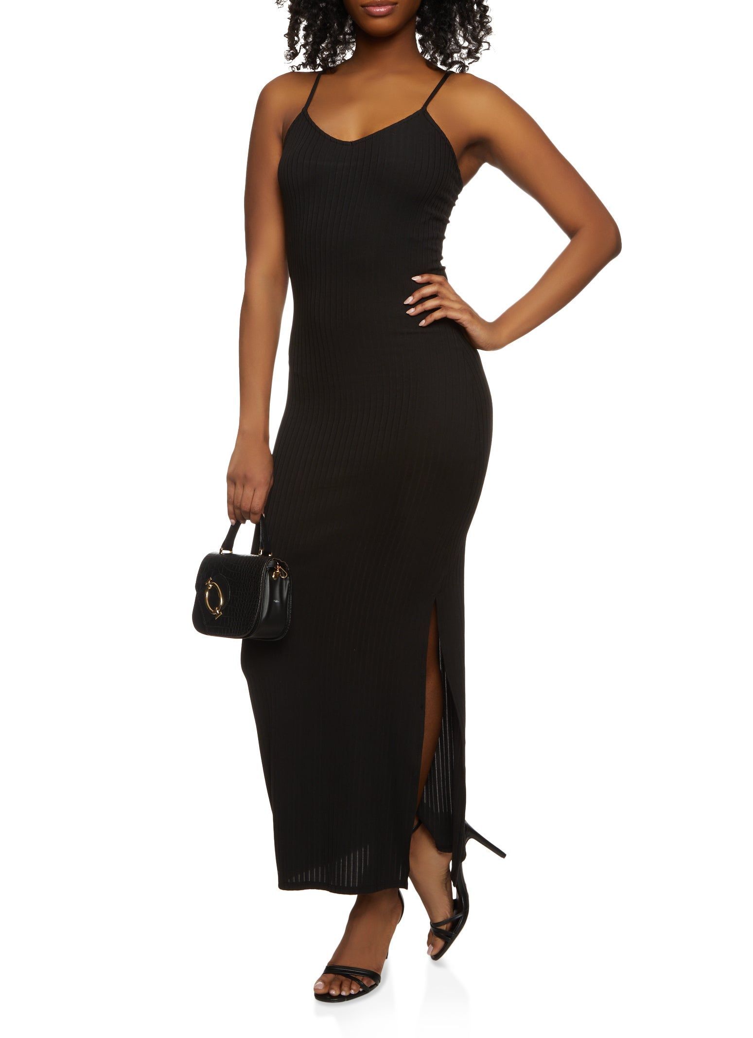 Rib Knit Cami Maxi Dress sold by Rainbow product image thumbnail 2