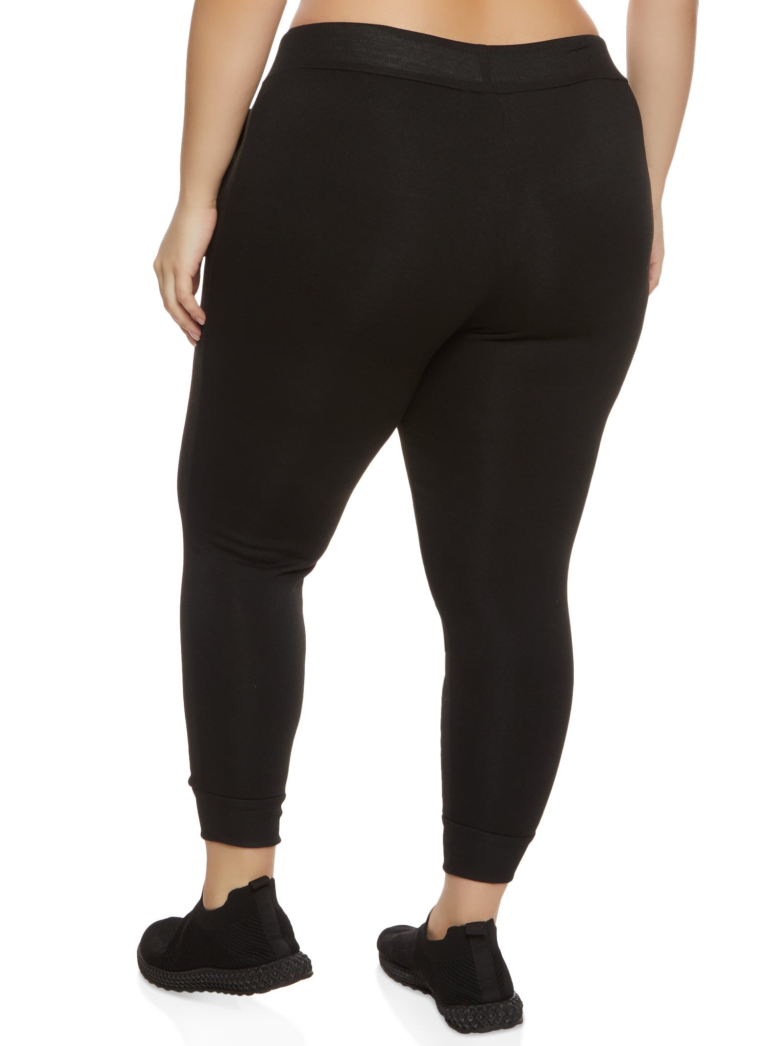 Plus Size Love Patch Graphic Joggers sold by Rainbow product image thumbnail 2